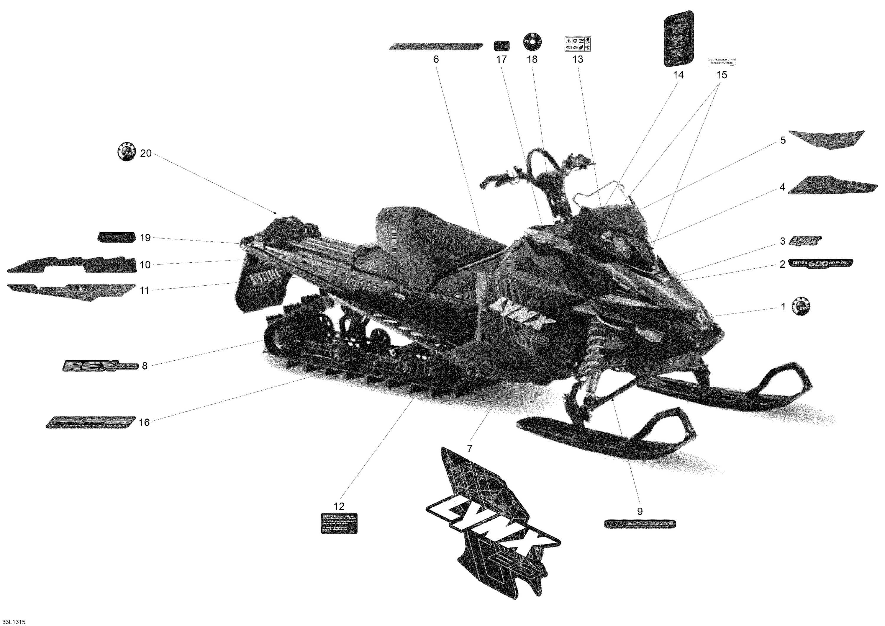 Схема узла: Decals