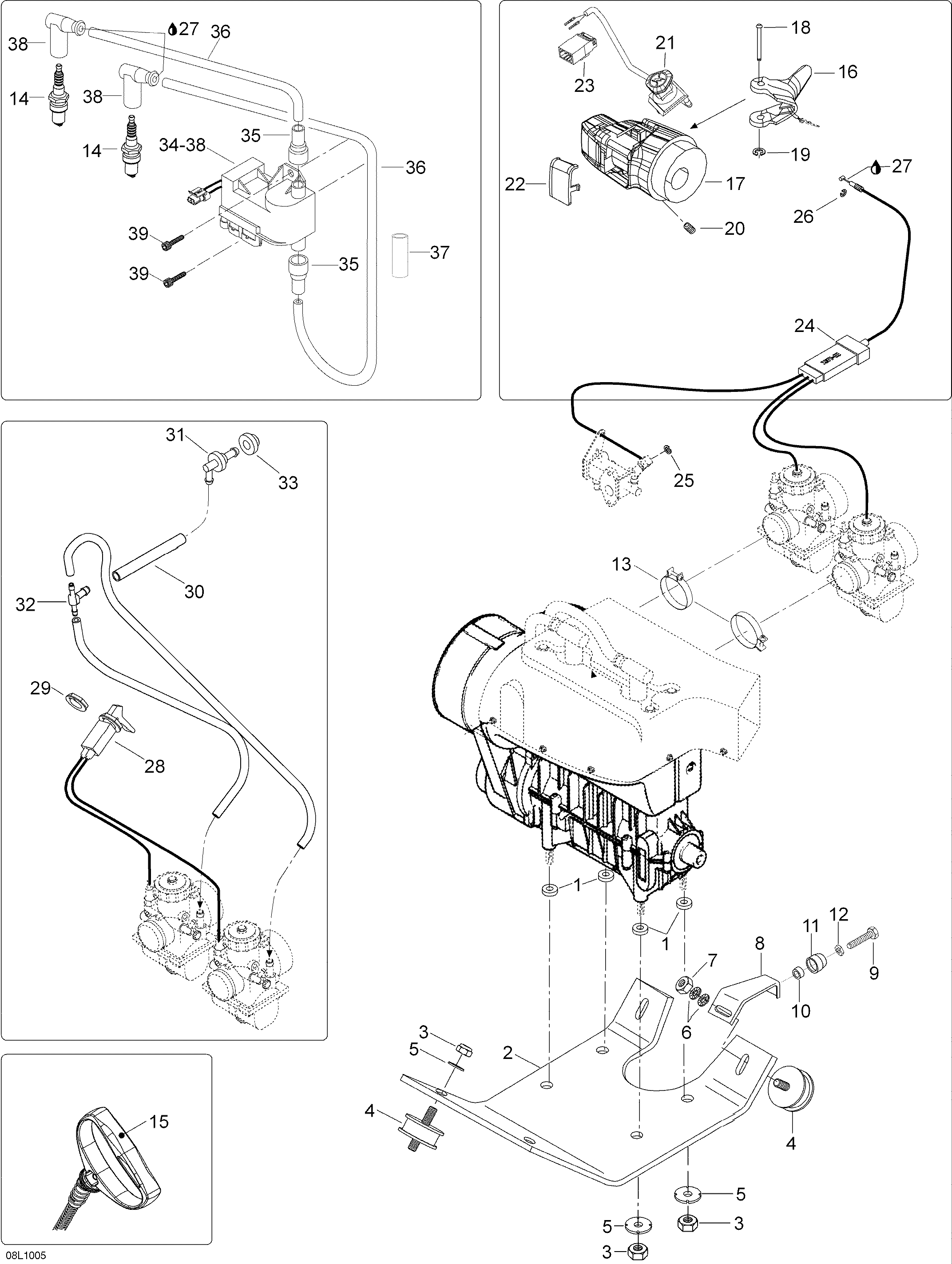 Схема узла: Engine And Engine Support