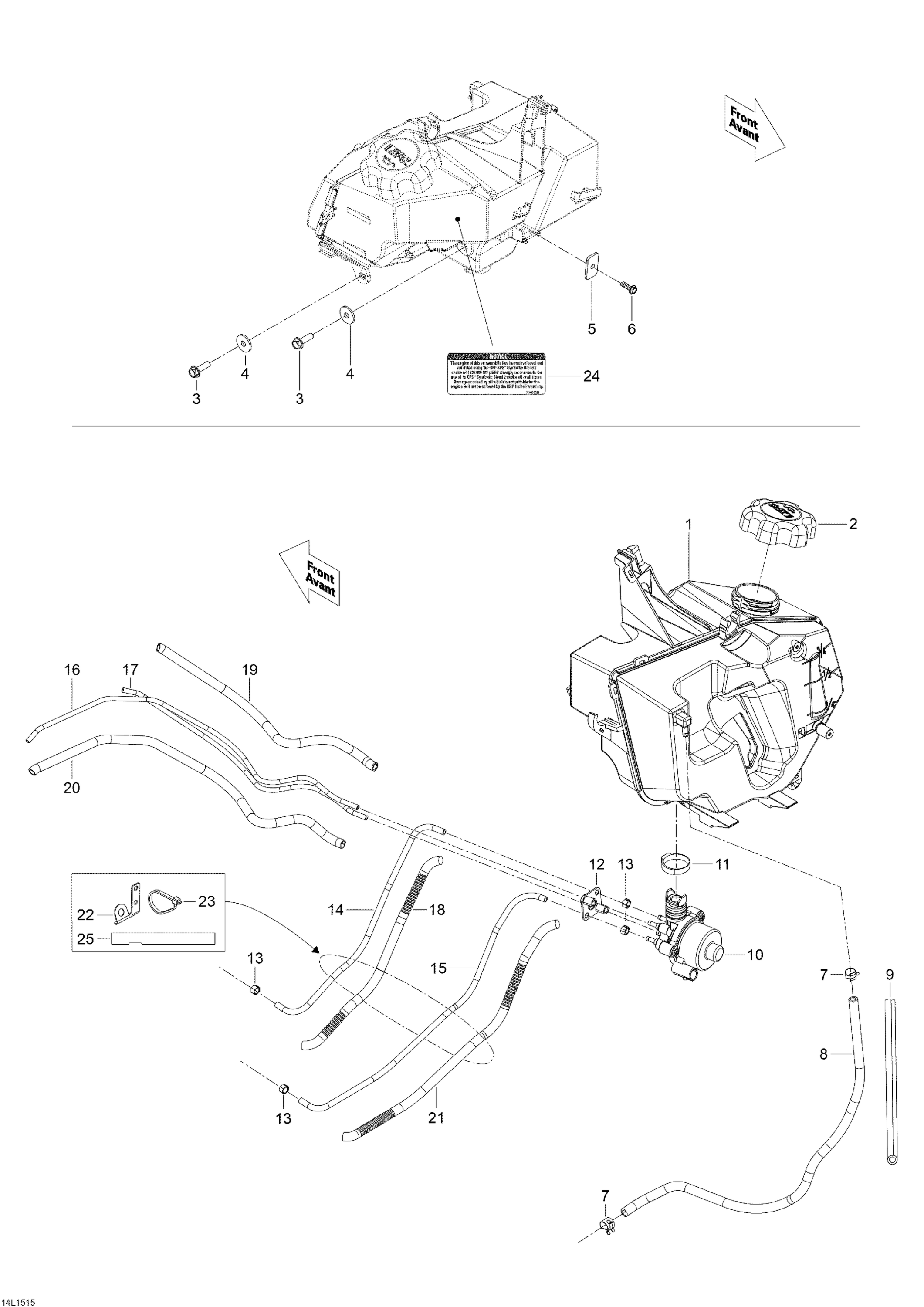 Схема узла: Oil System