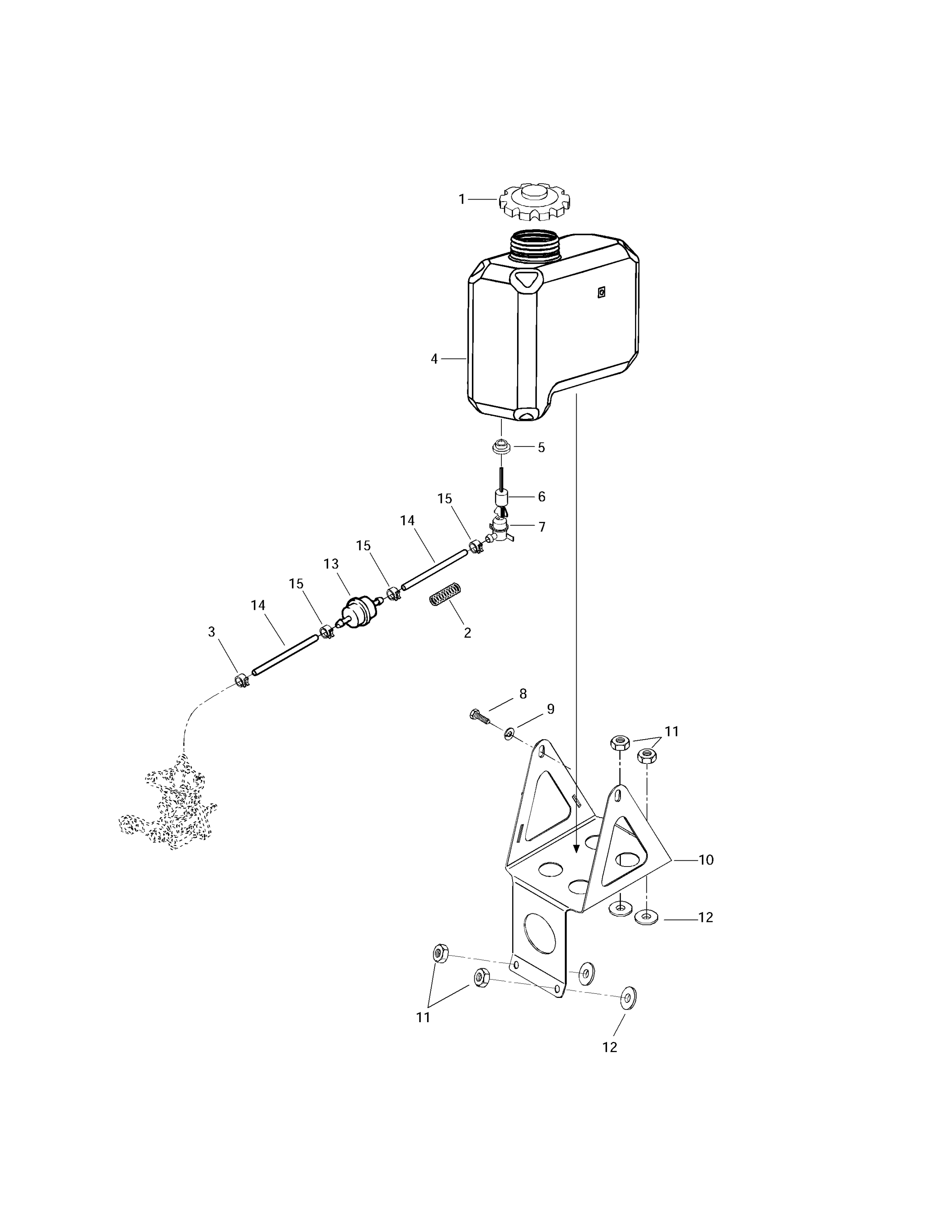 Oil Tank And Support