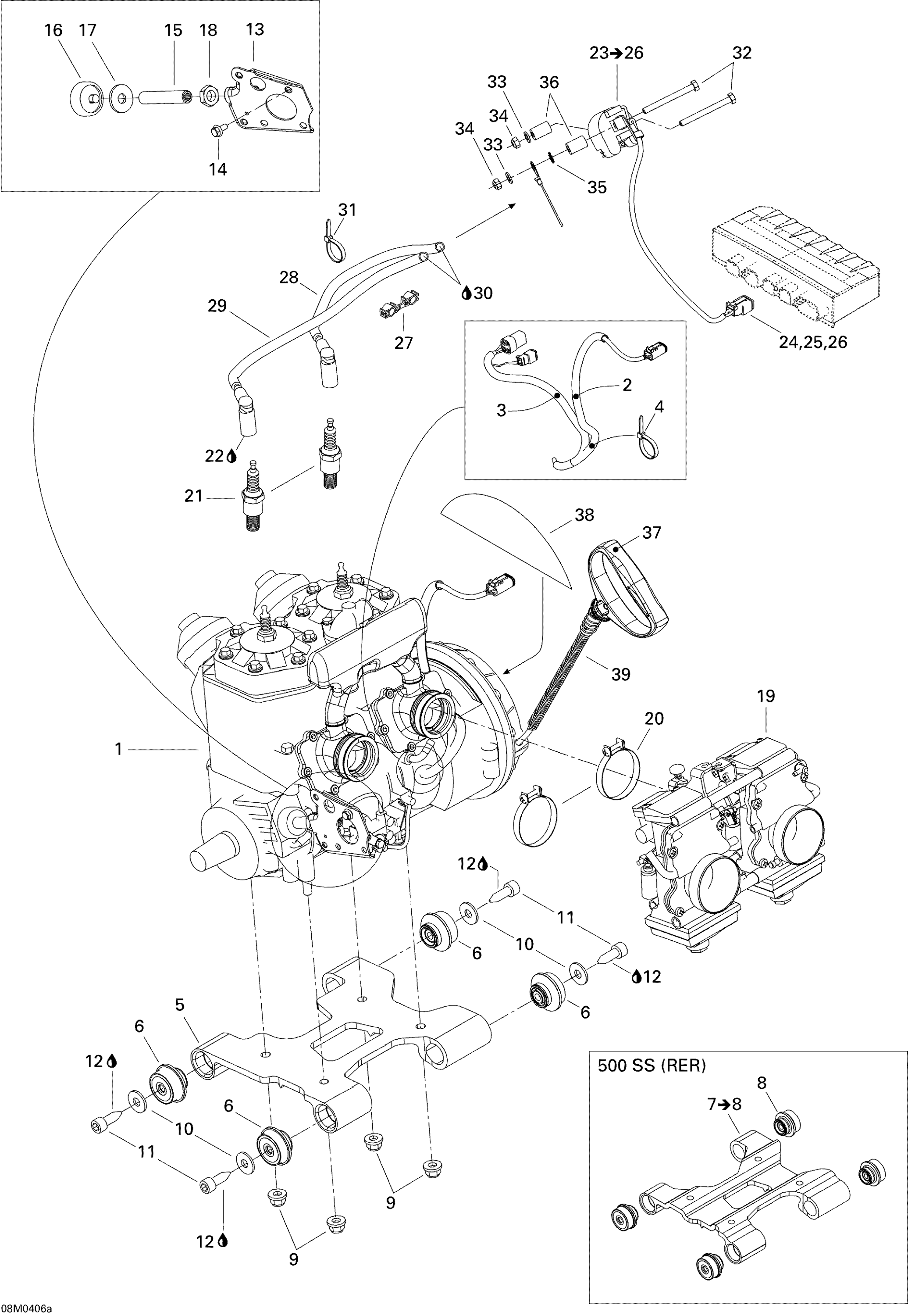 Engine Assembly And Support