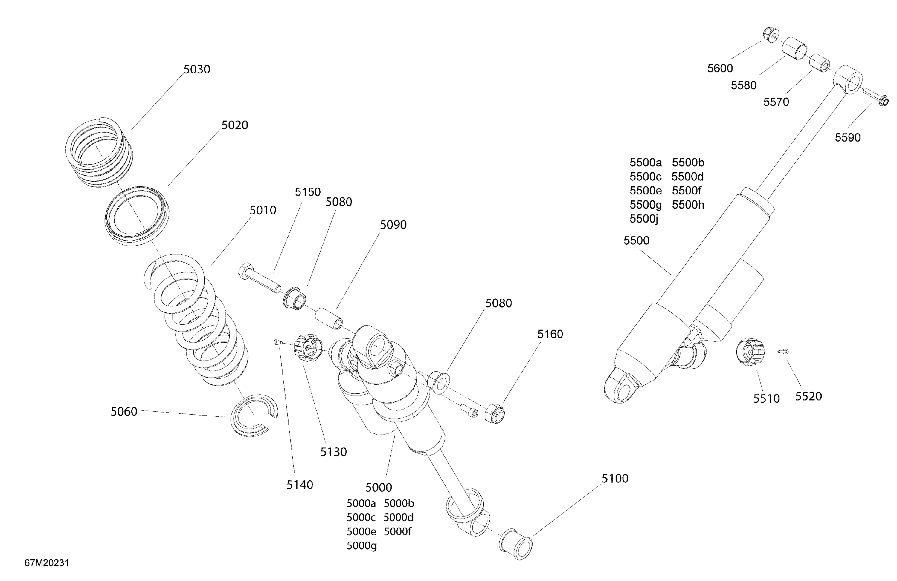 Suspension, Rear - Shocks - XRS