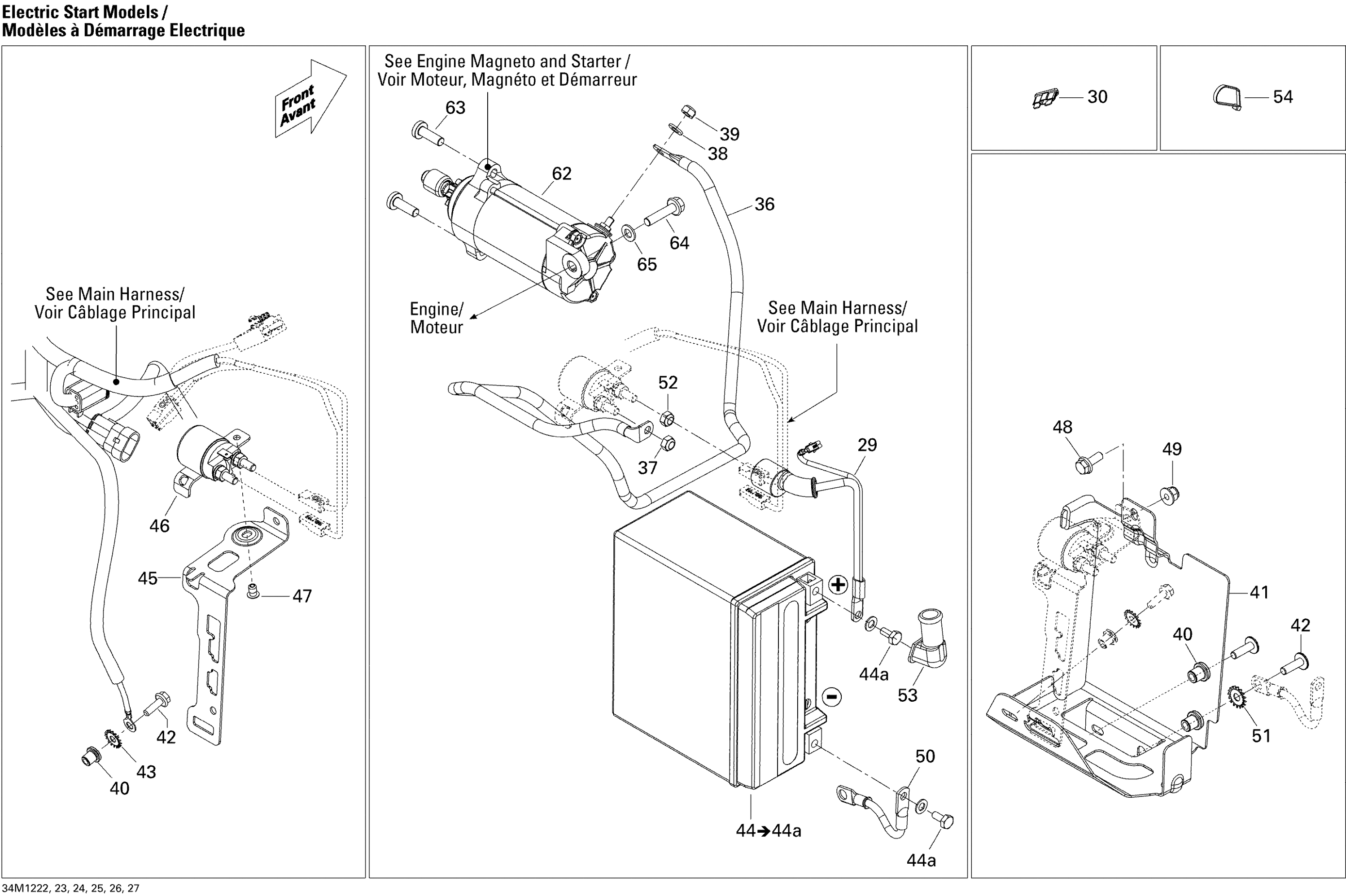 Battery And Starter