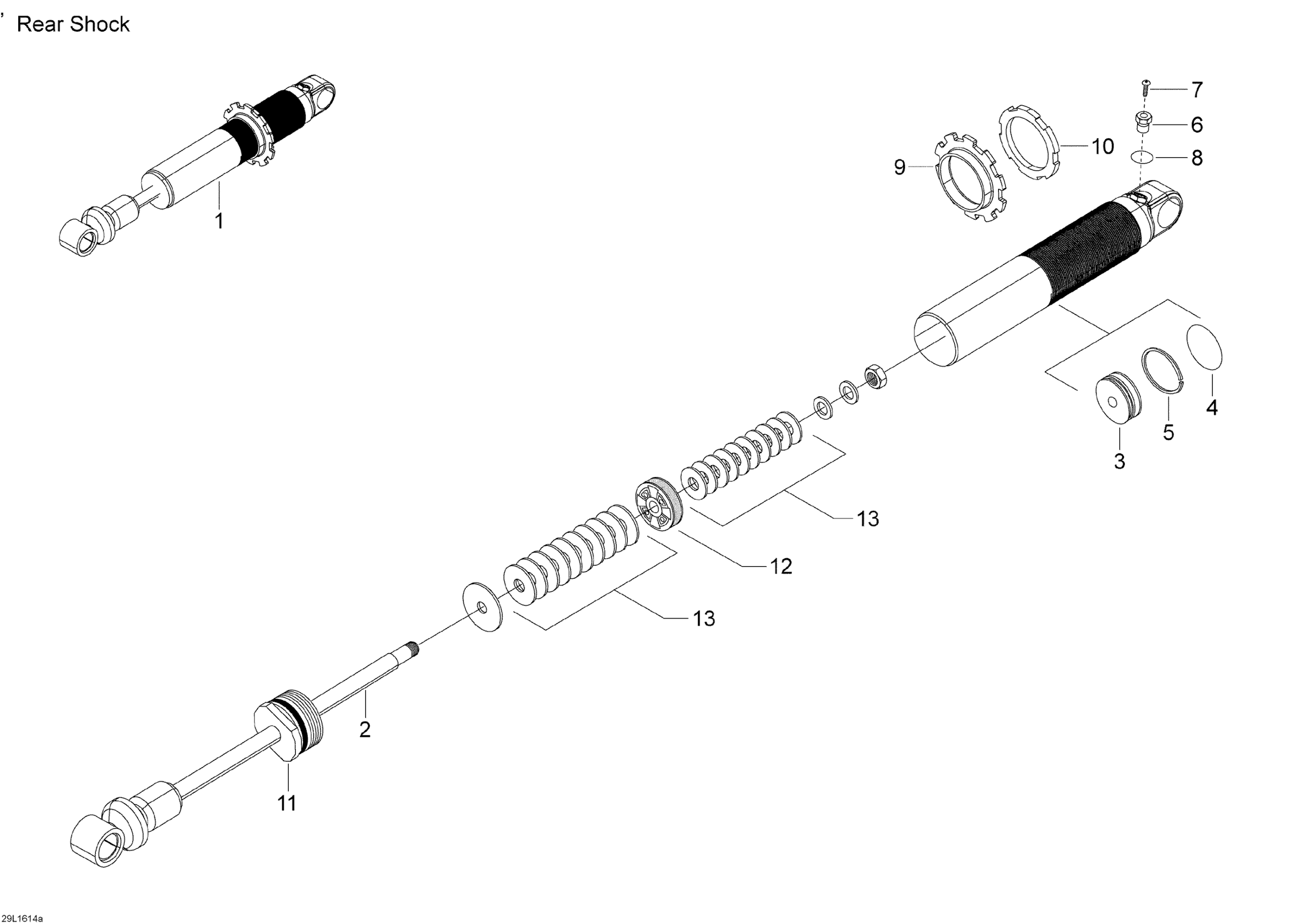 Rear Shocks - 800 E-TEC