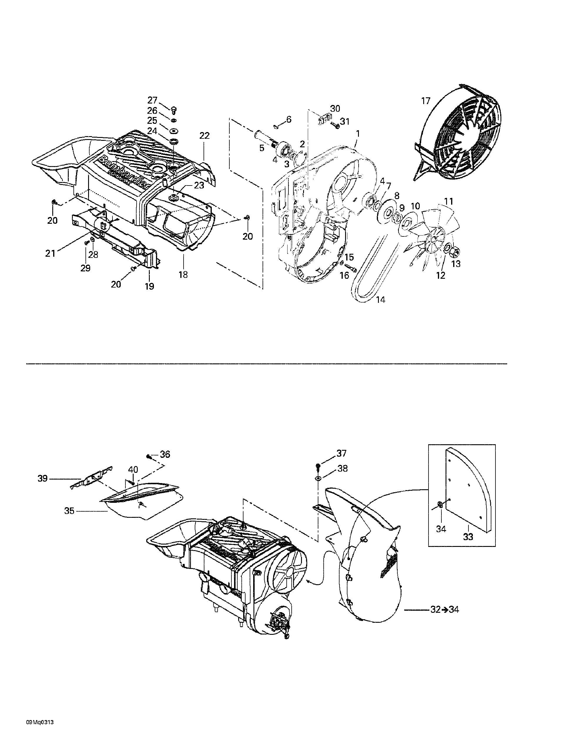 Схема узла: Cooling System And Fan