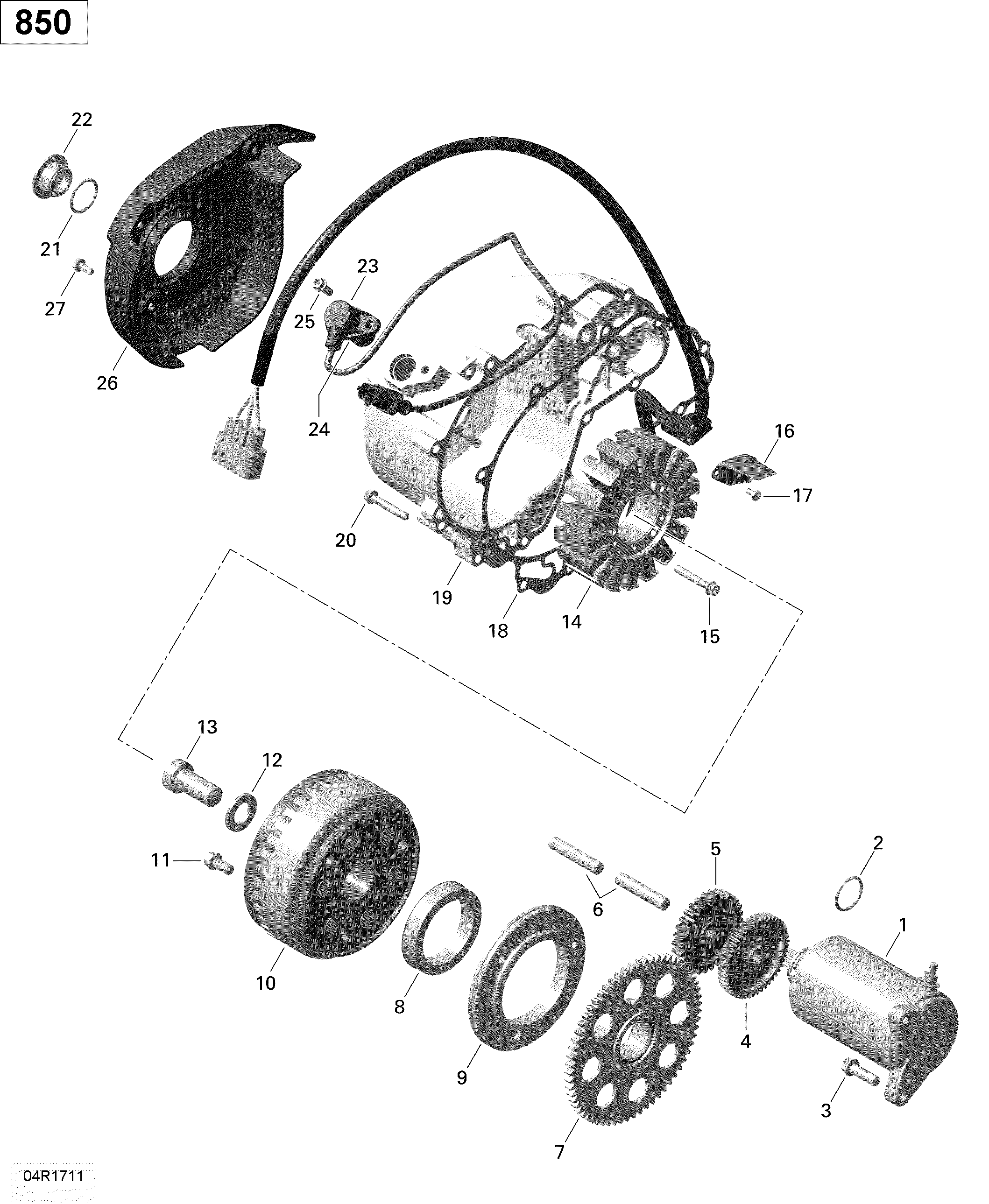 ROTAX -  Magneto and Electric Starter