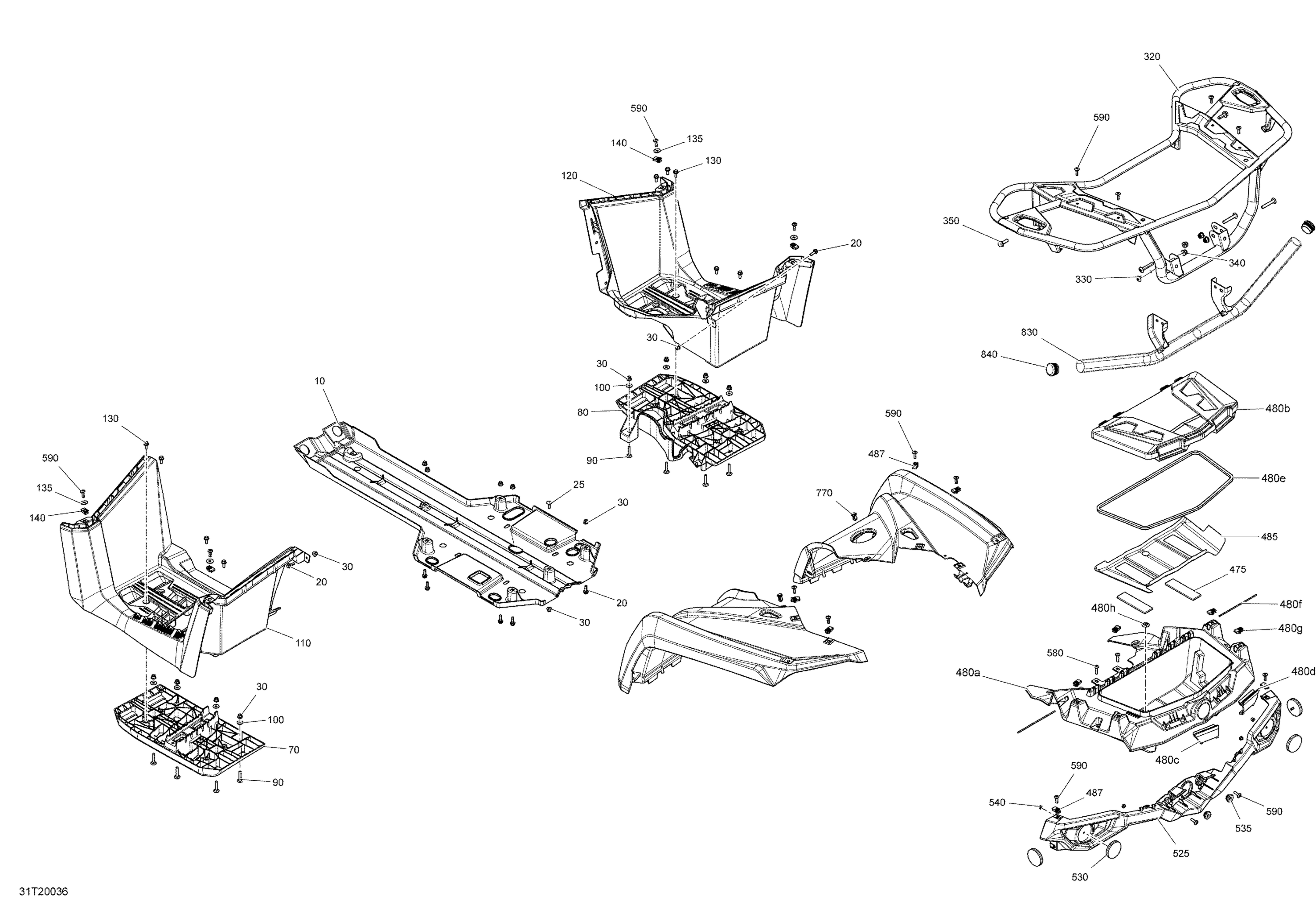 Body - Rear Section - XT