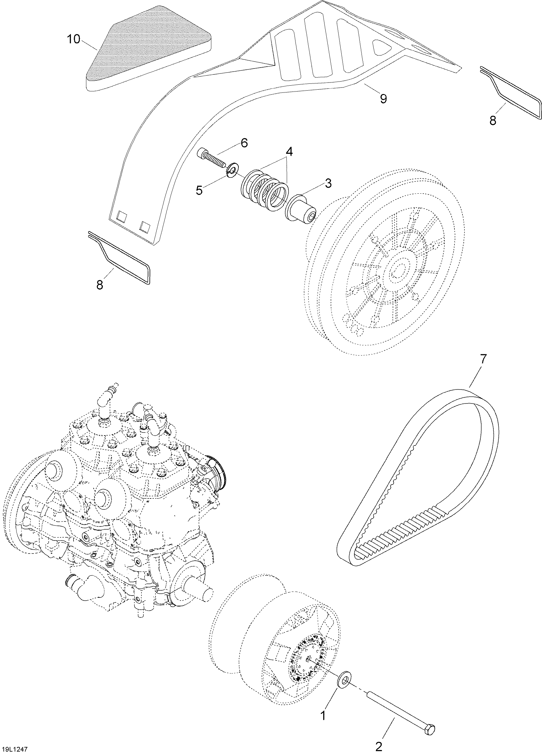 Схема узла: Pulley System