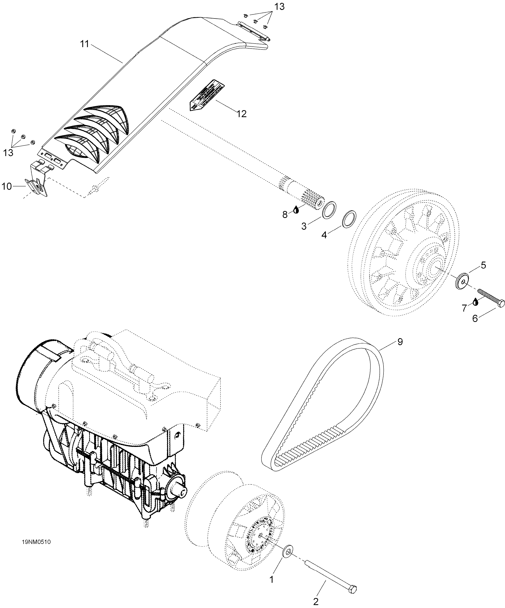 Pulley System, 550, 550RC