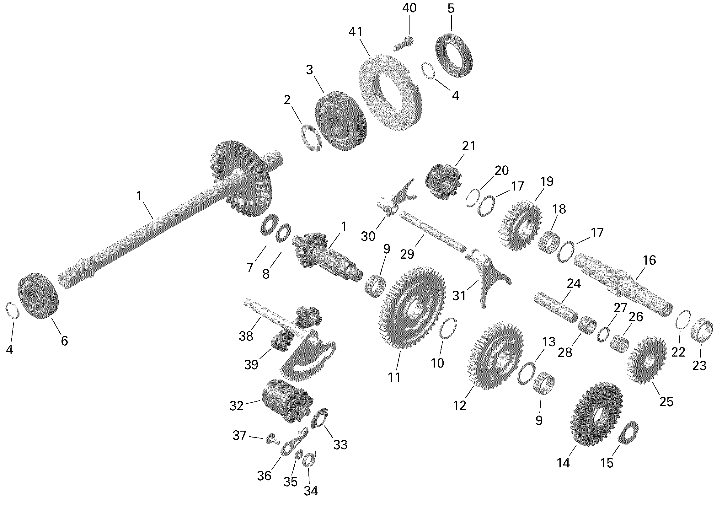 Rotax - Gear Box And Components - 1