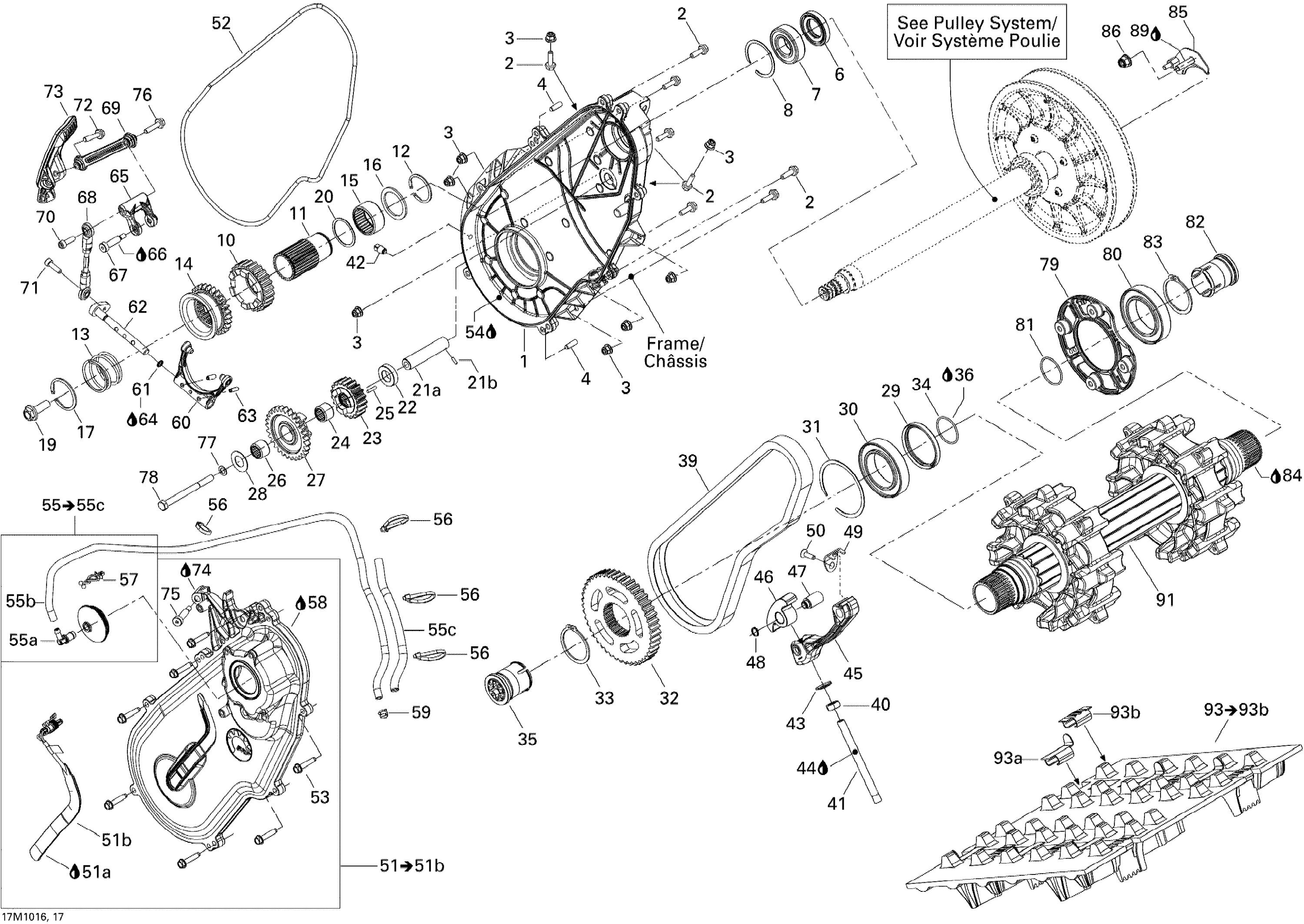 Схема узла: Drive System ADR