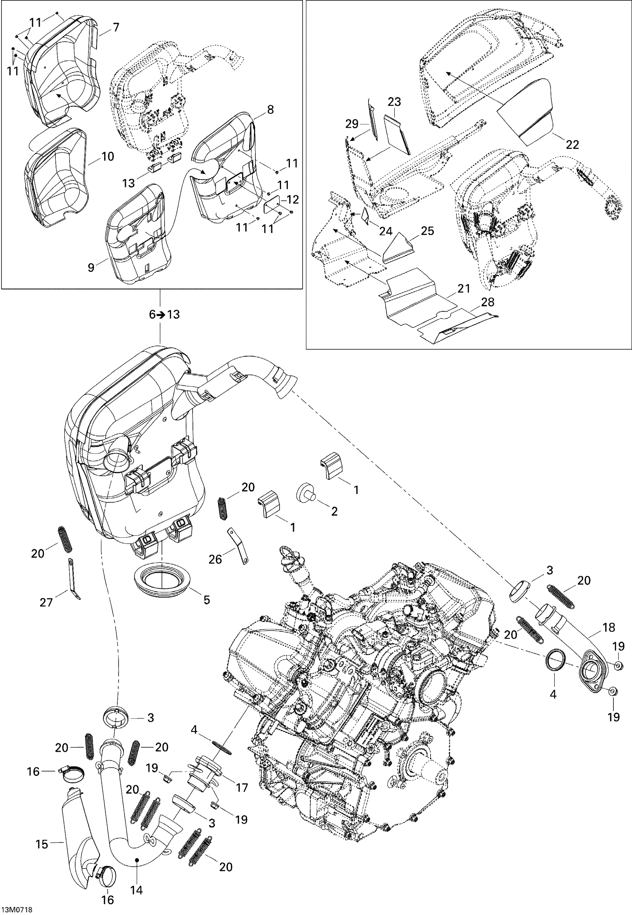 Схема узла: Exhaust System
