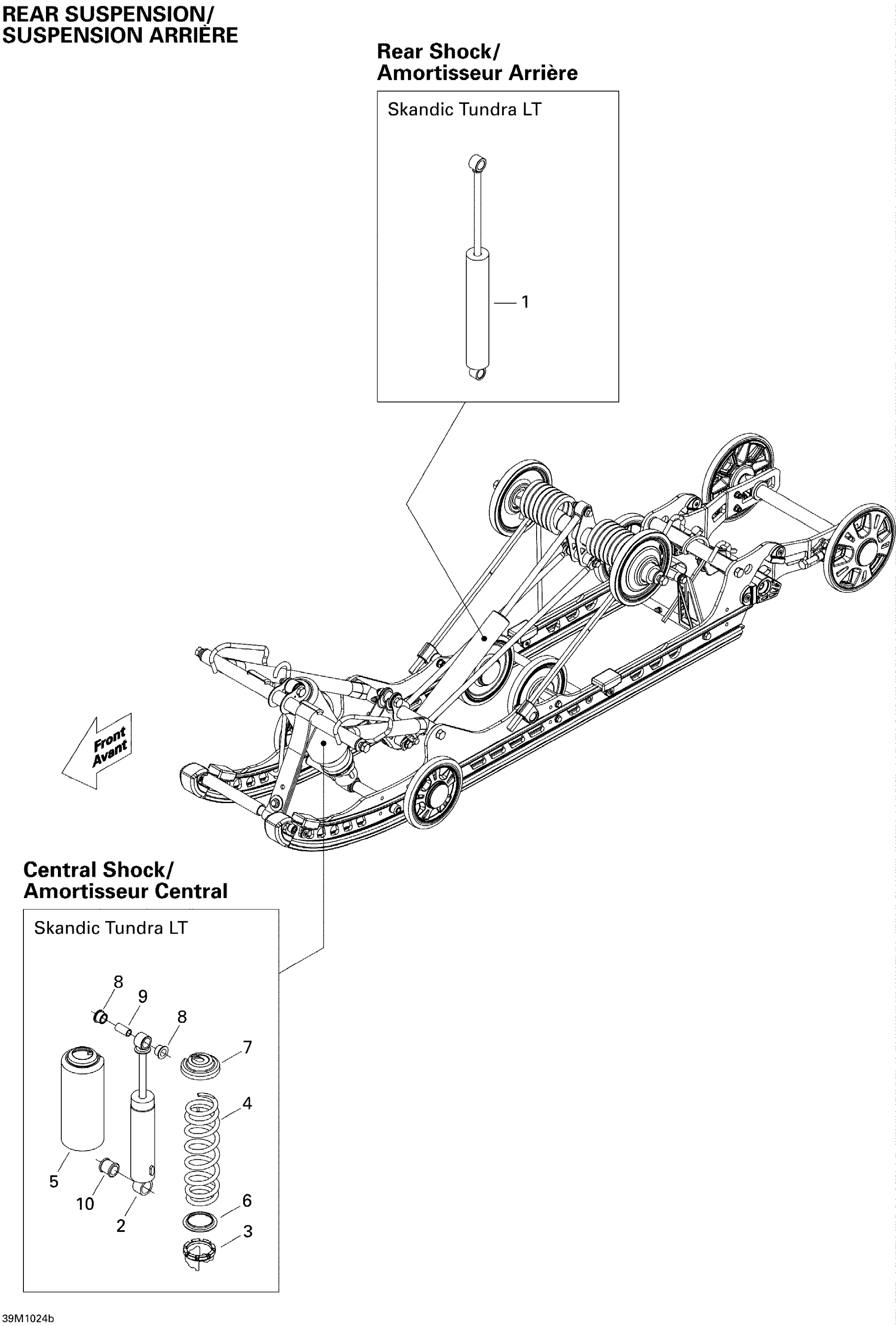 Схема узла: Rear Suspension Shocks LT