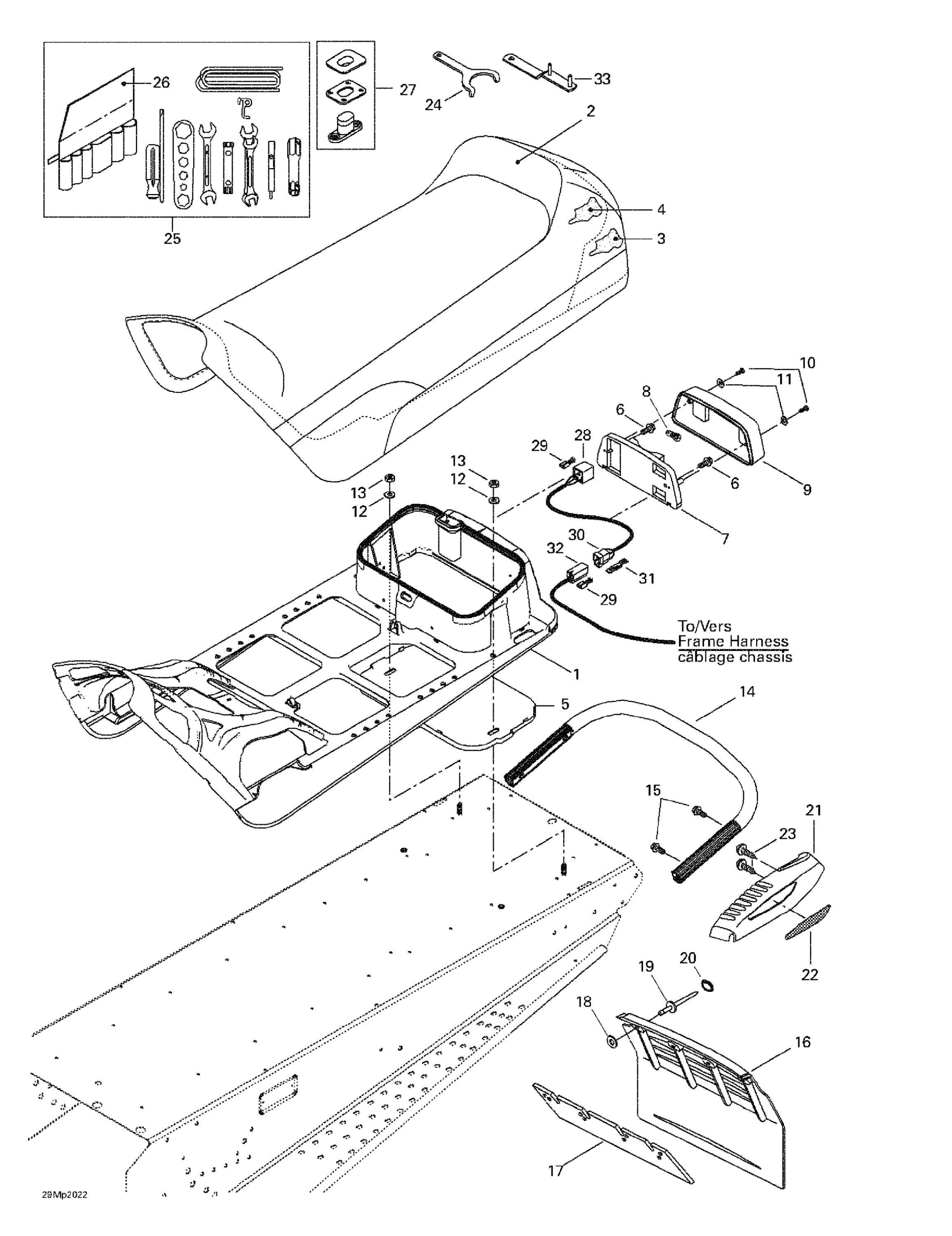 Схема узла: Seat And Accessories