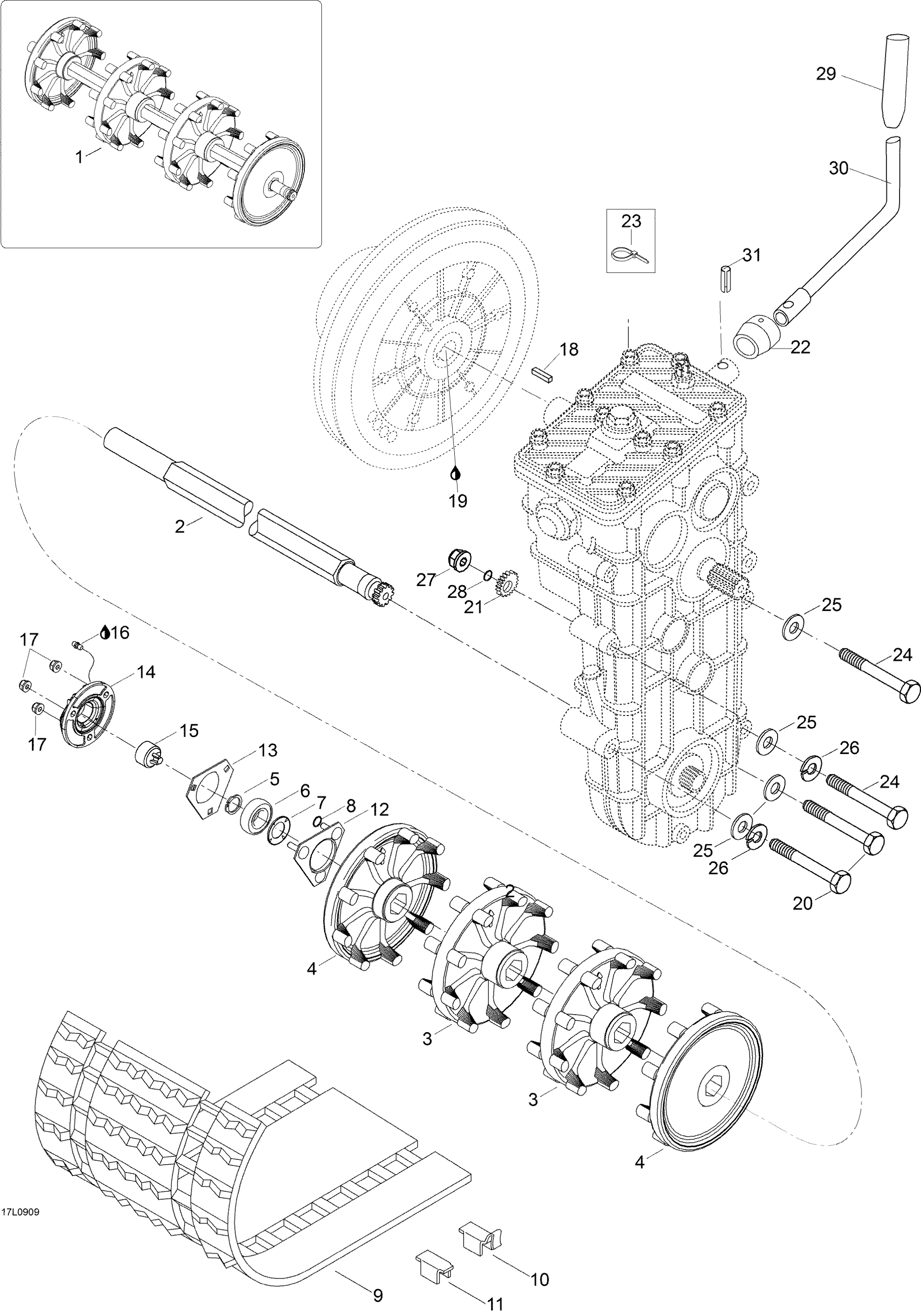 Схема узла: Drive System