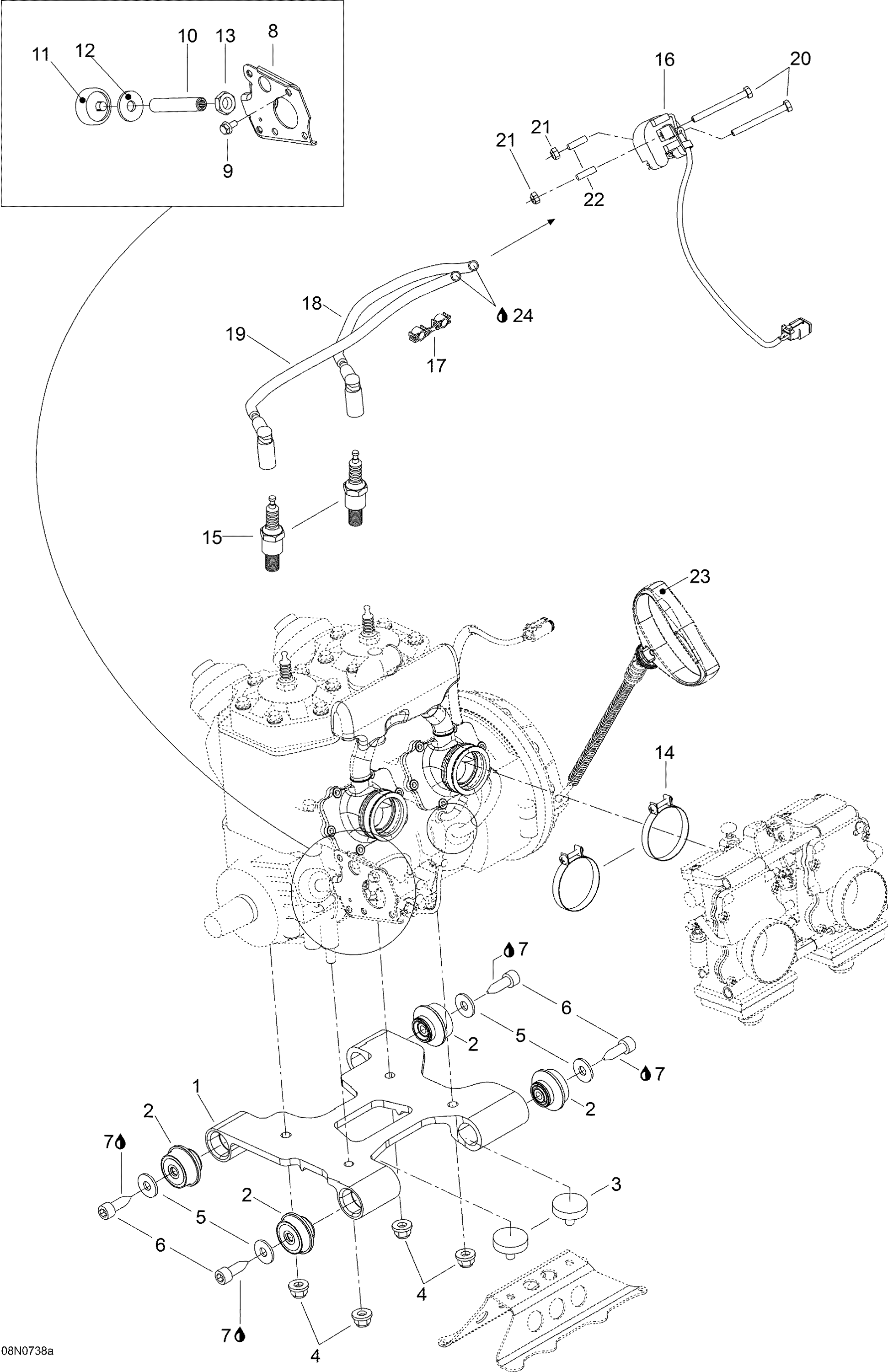 Engine And Engine Support