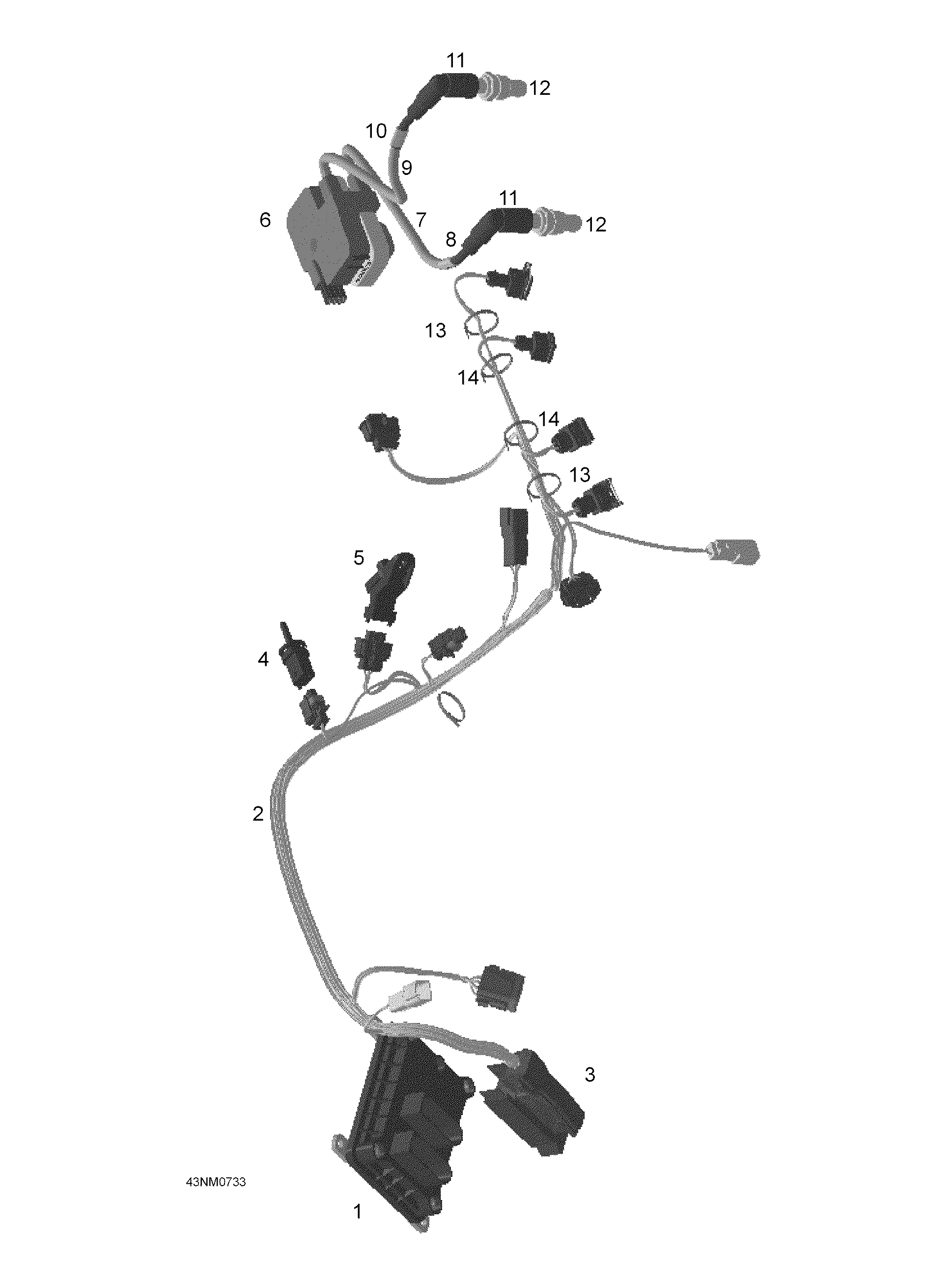 Схема узла: Engine Harness