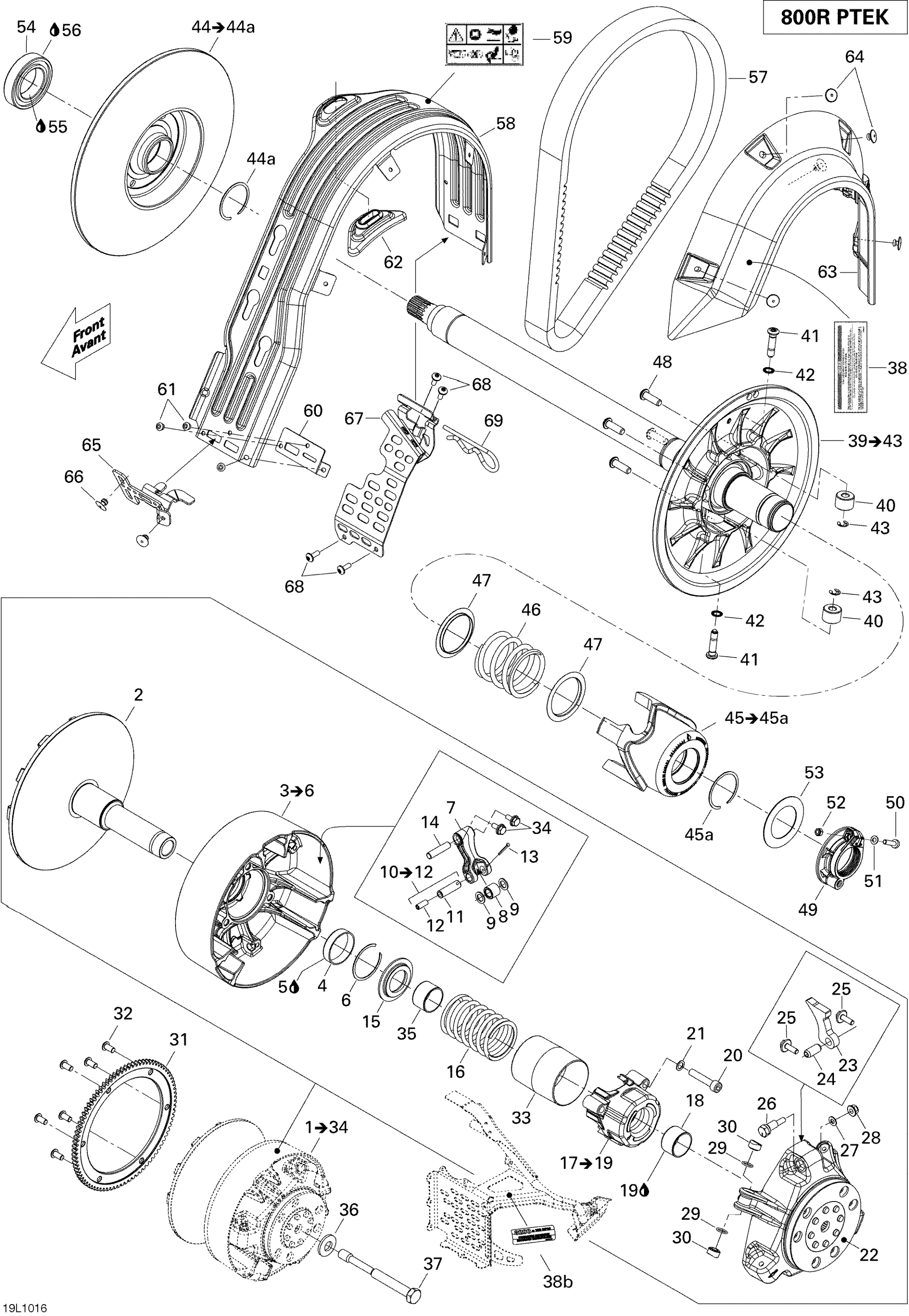 Схема узла: Pulley System