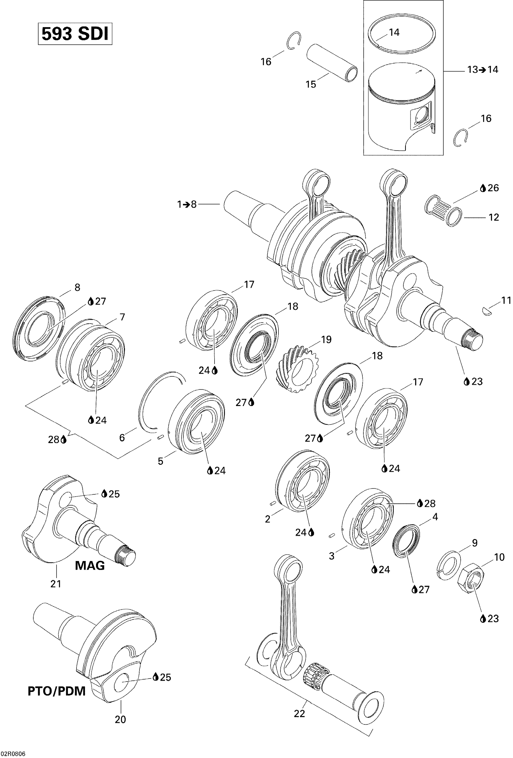 Crankshaft And Pistons