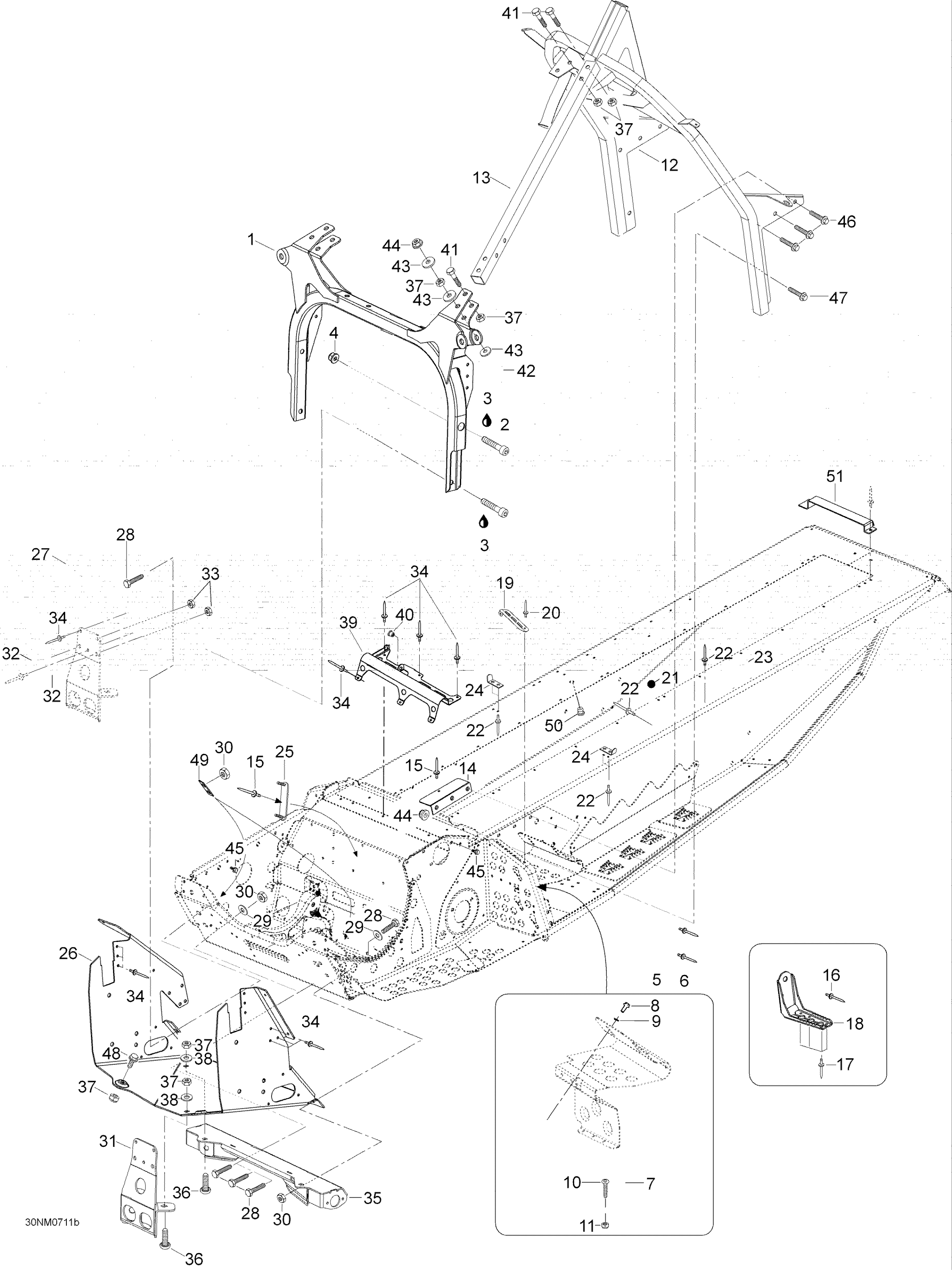 Схема узла: Frame And Components