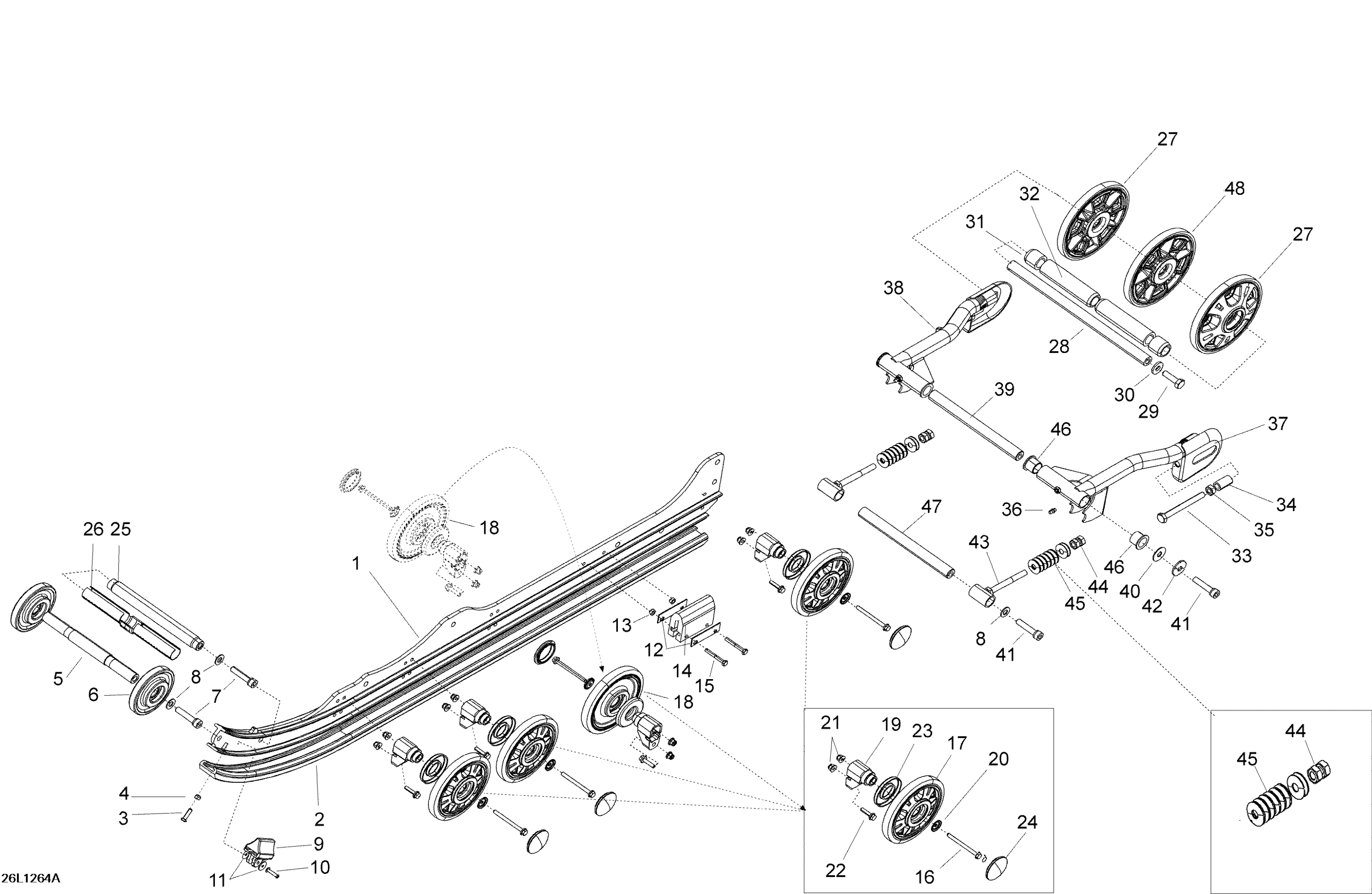 Схема узла: Rear Suspension