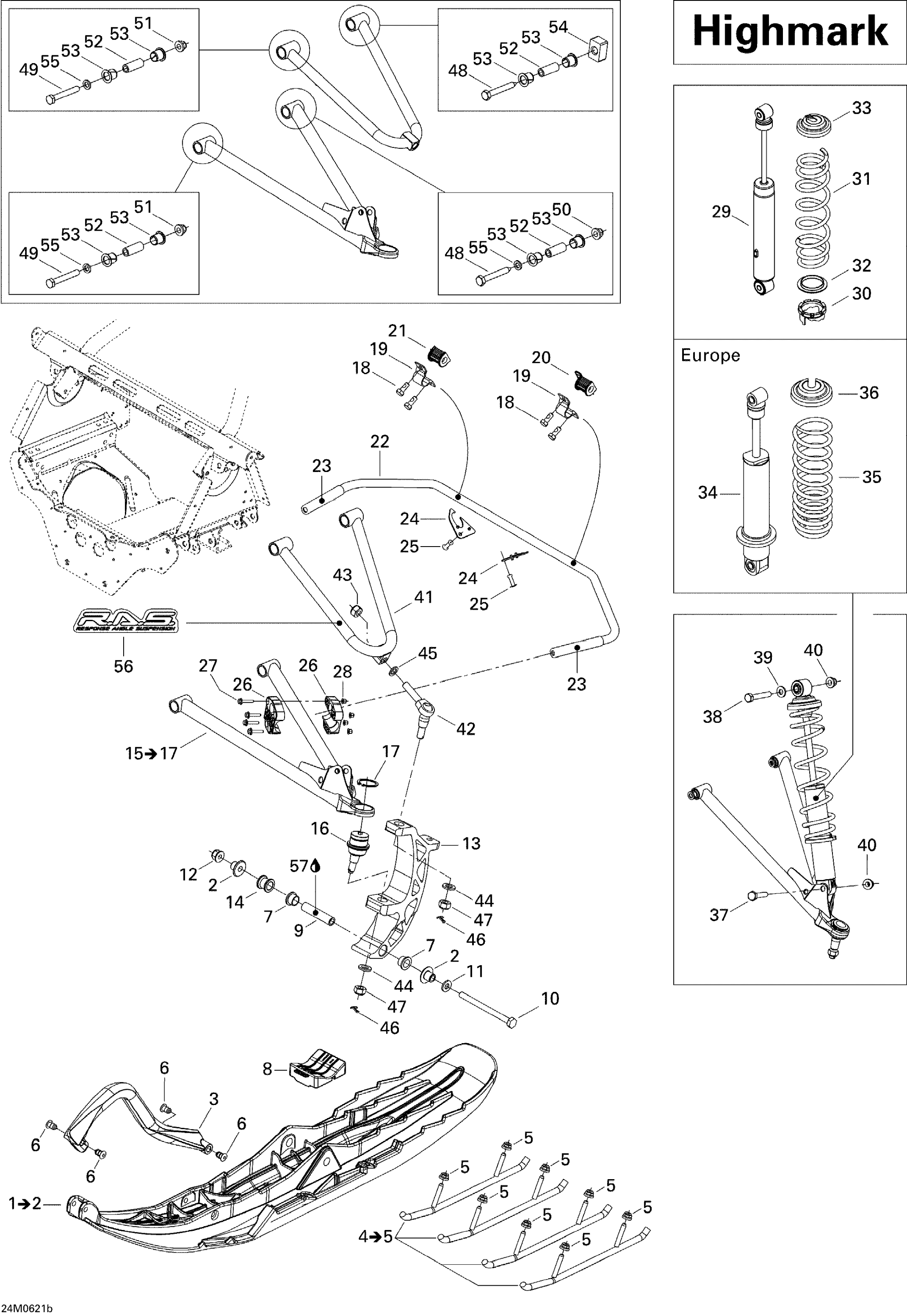 Front Suspension And Ski HM