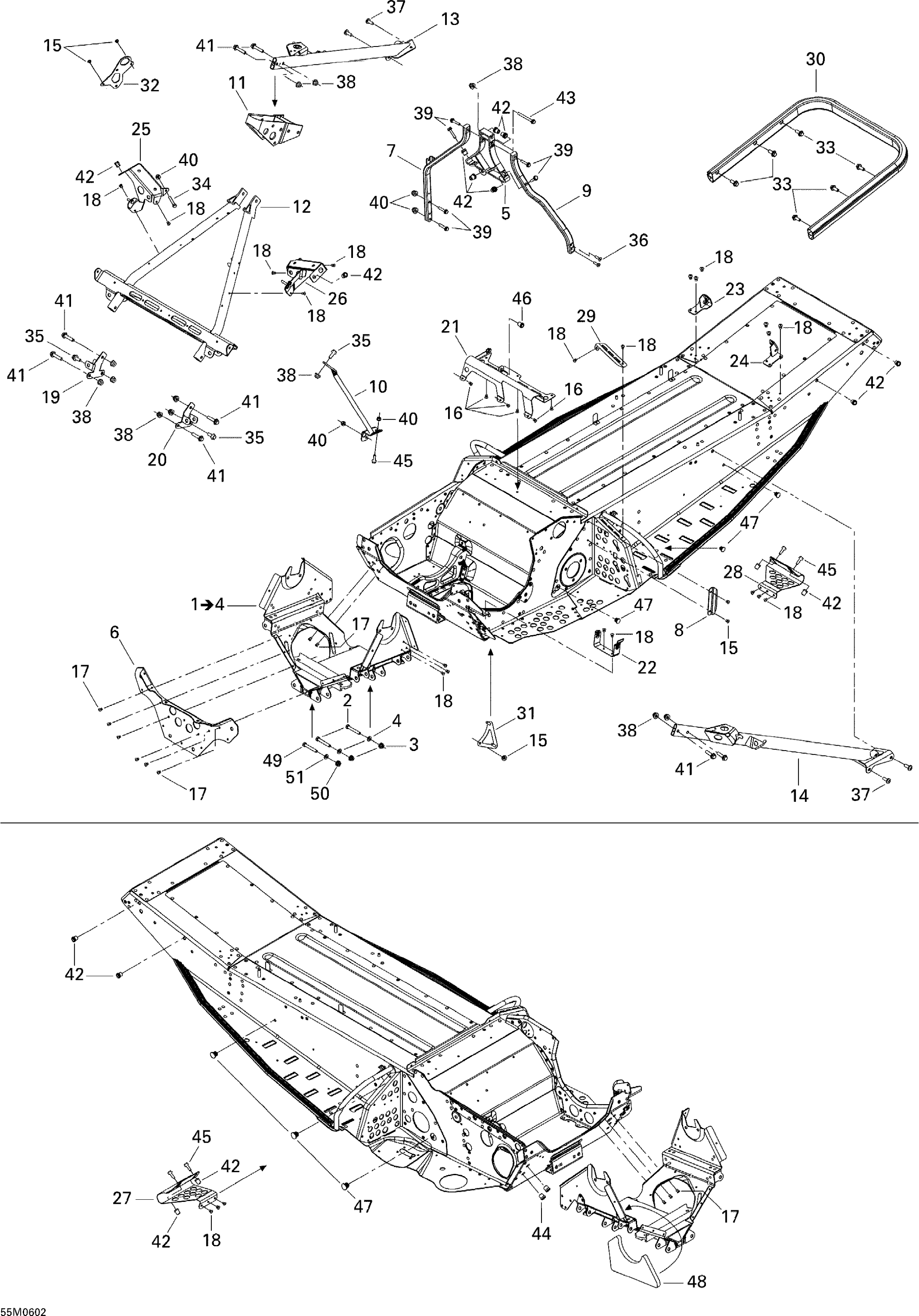 Схема узла: Frame and Components MX Z