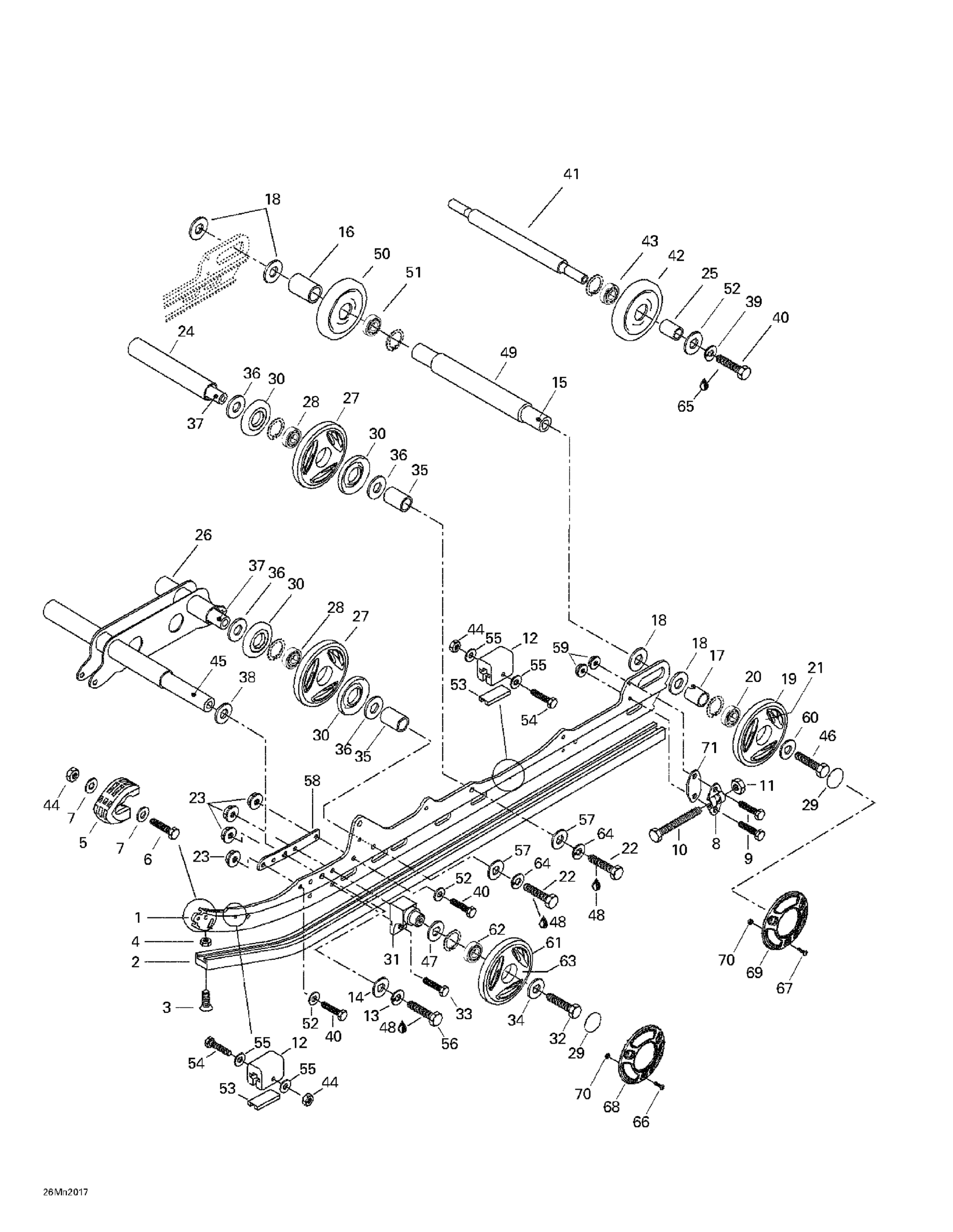 Схема узла: Rear Suspension