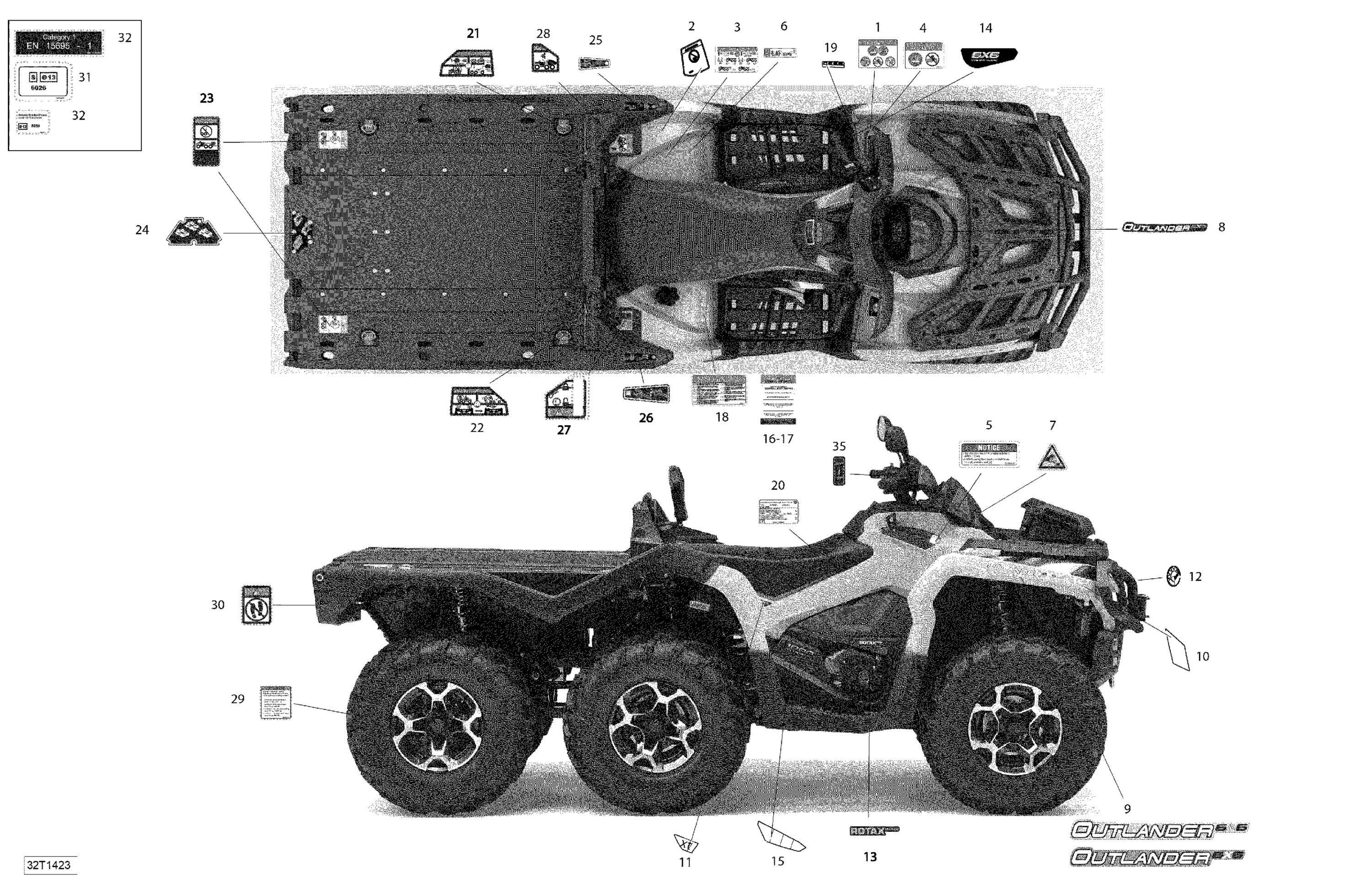 Схема узла: Decals _32T1423