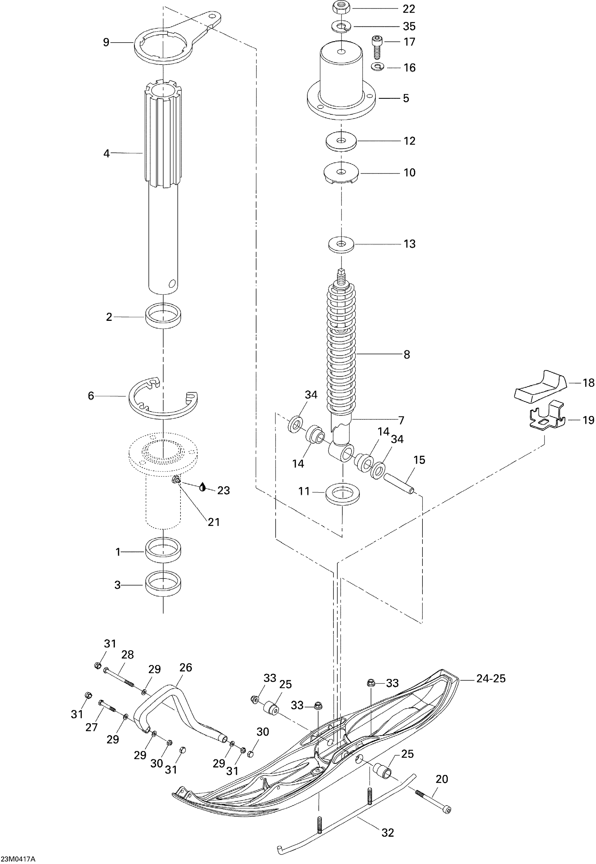 Схема узла: Front Suspension