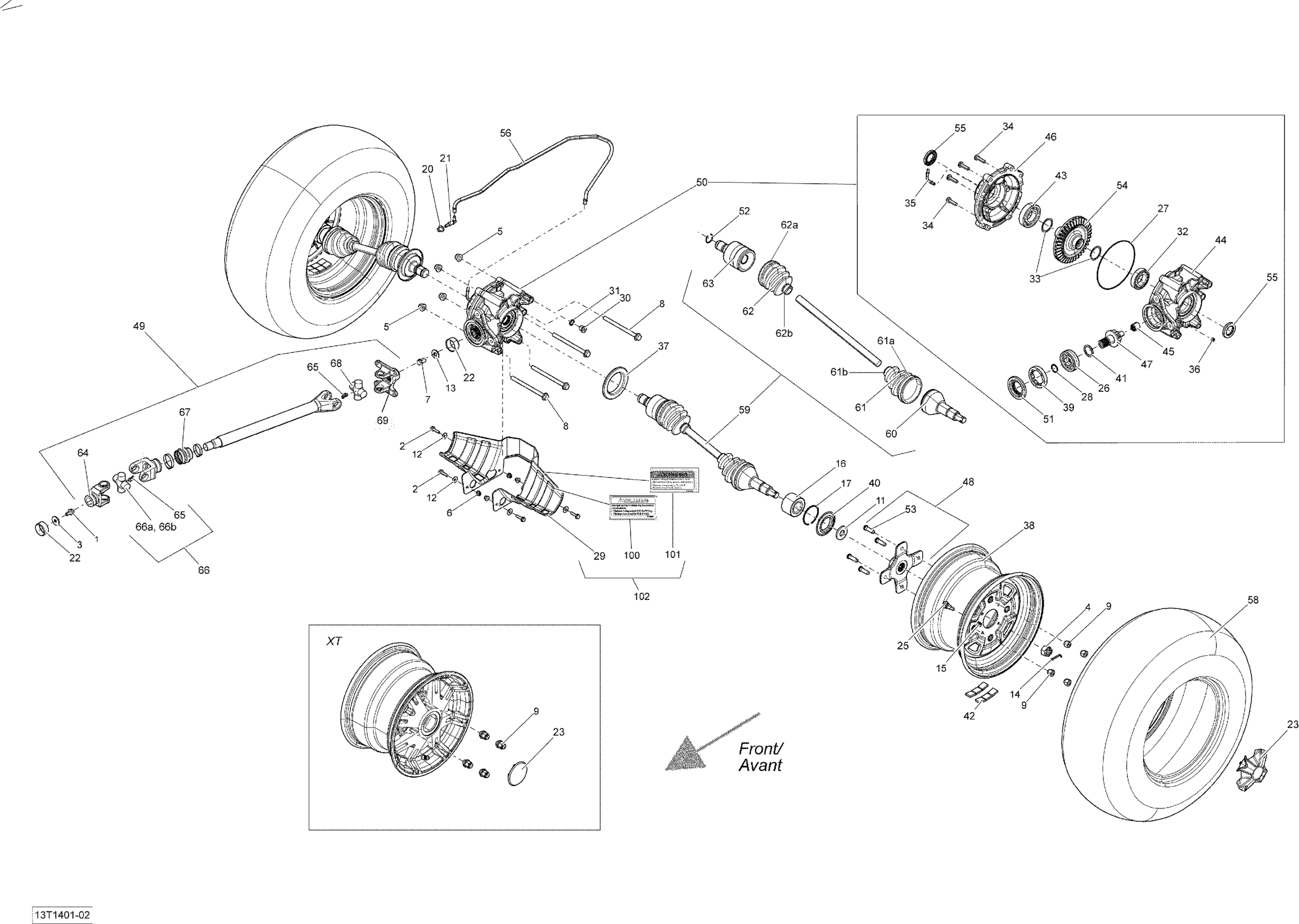 Drive System, Rear