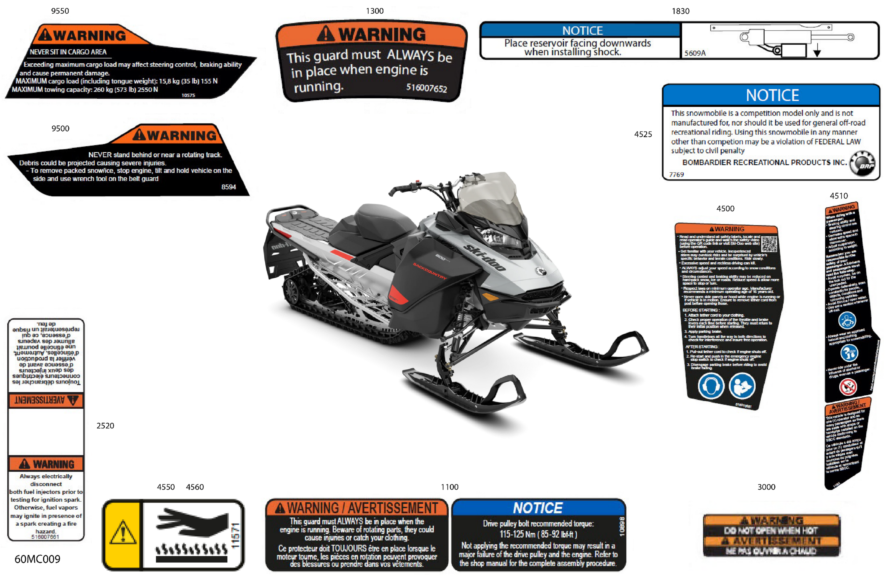 Body - Warning Decals