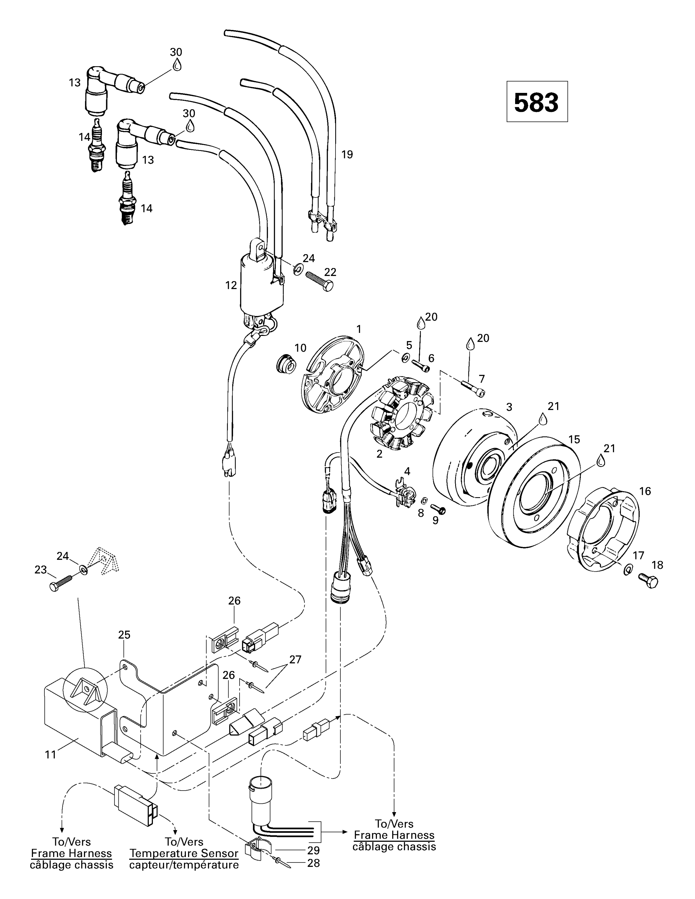 Magneto 12V 220W (583)