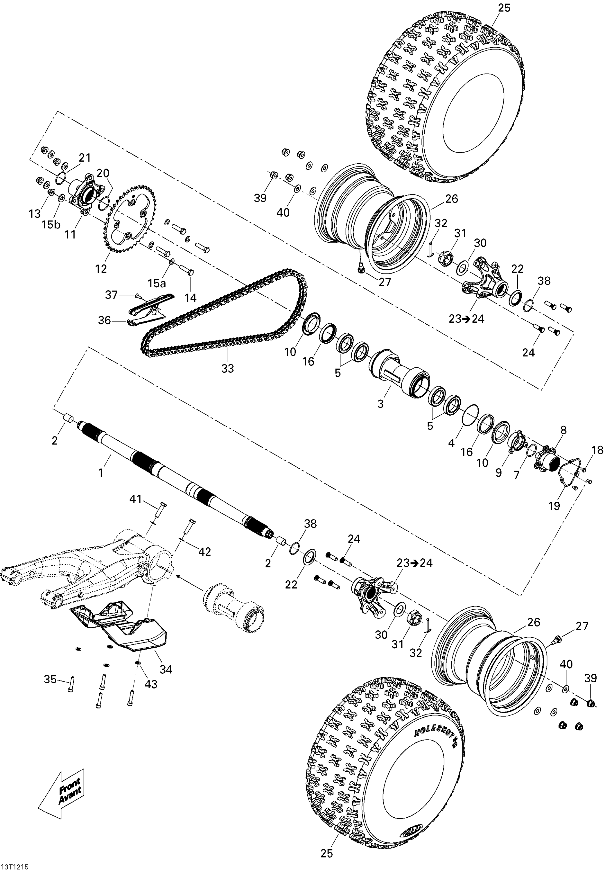 Drive System, Rear