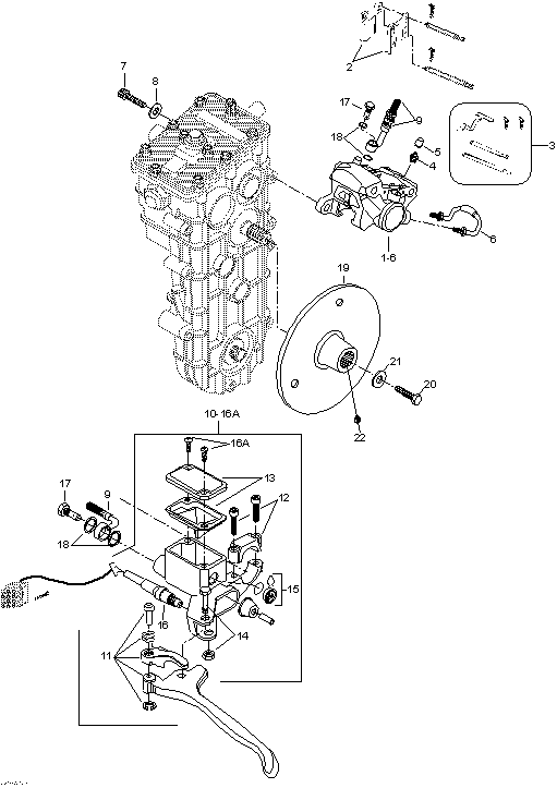 Схема узла: Hydraulic Brake