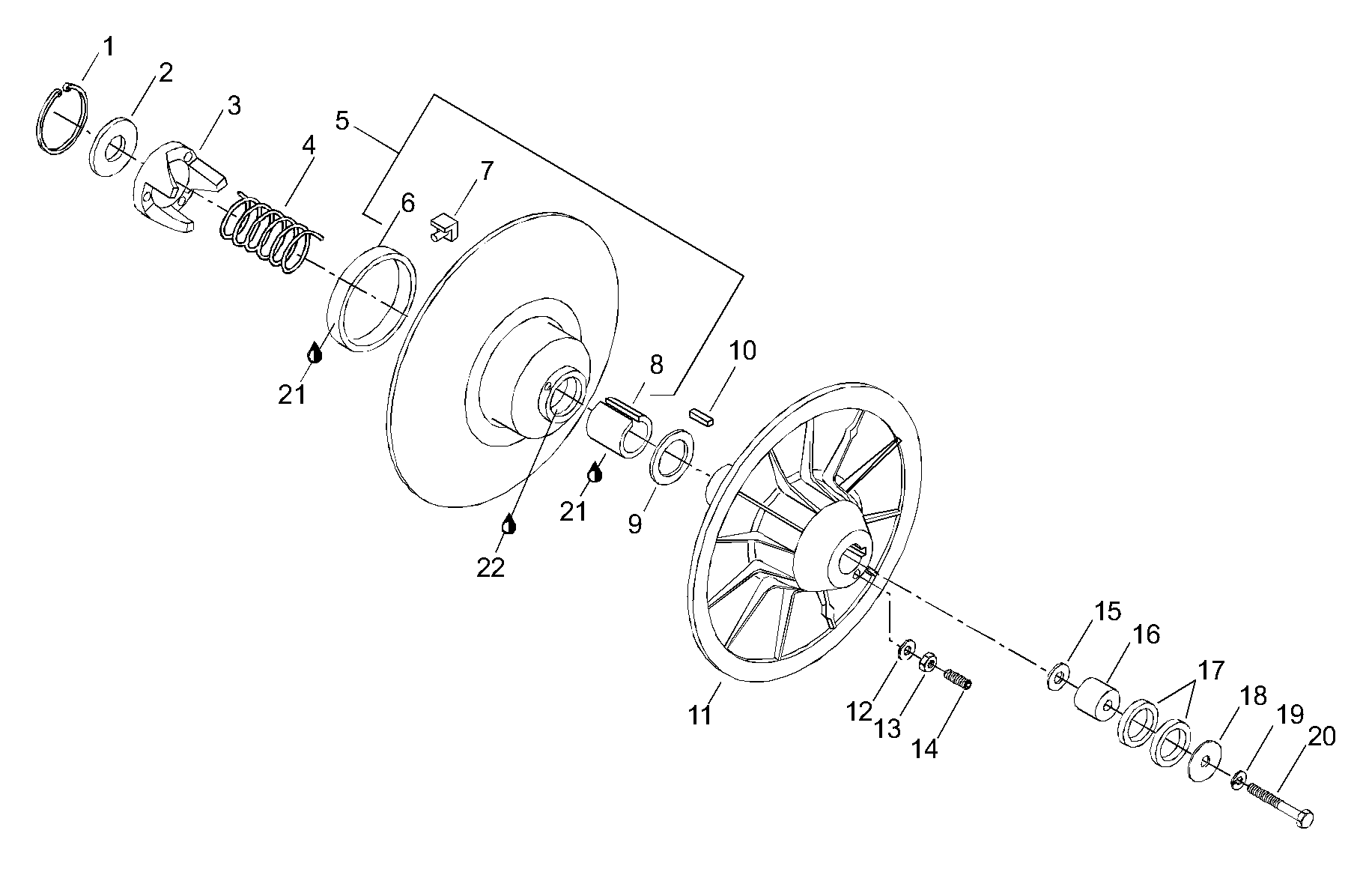 Driven Pulley