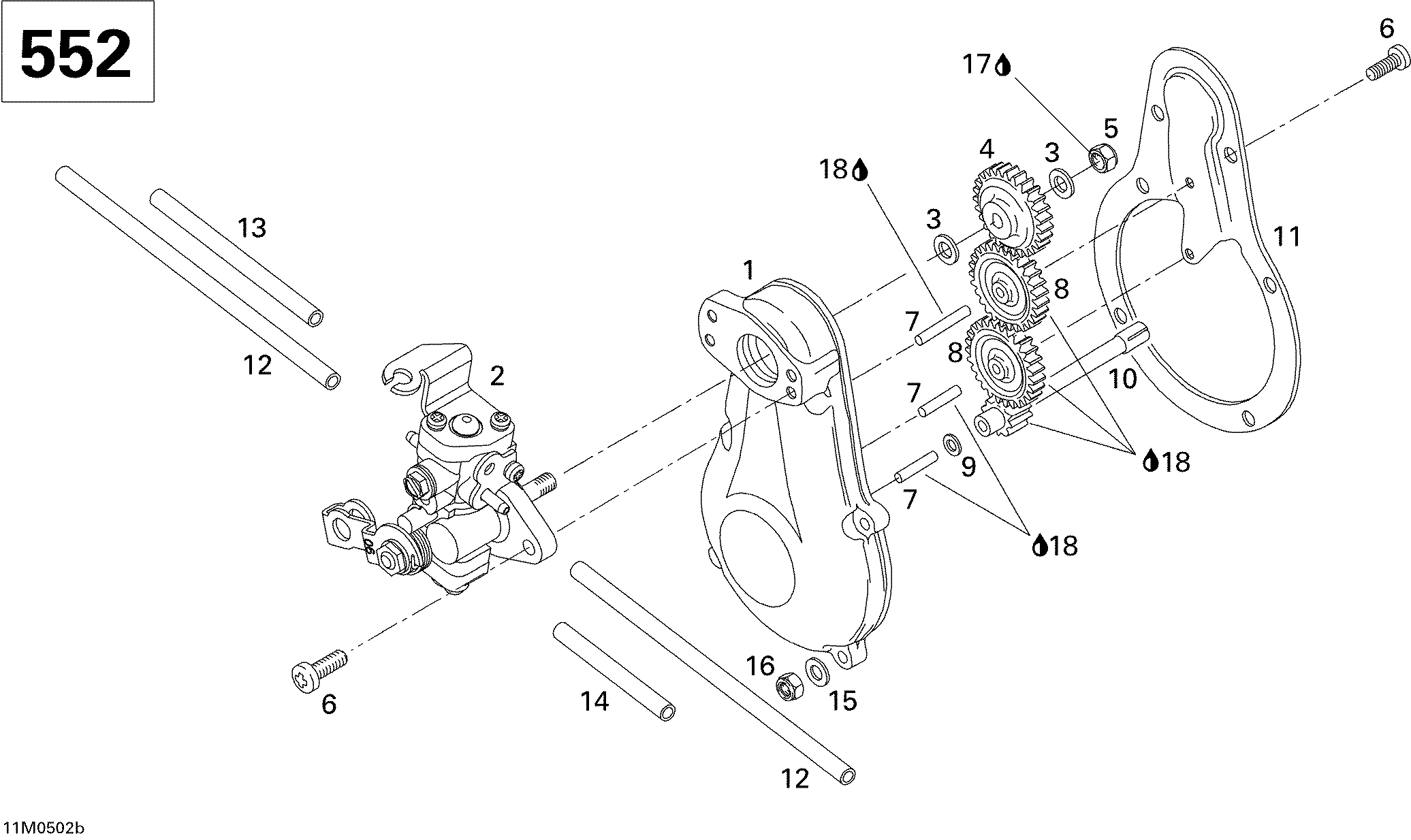 Oil Pump 552