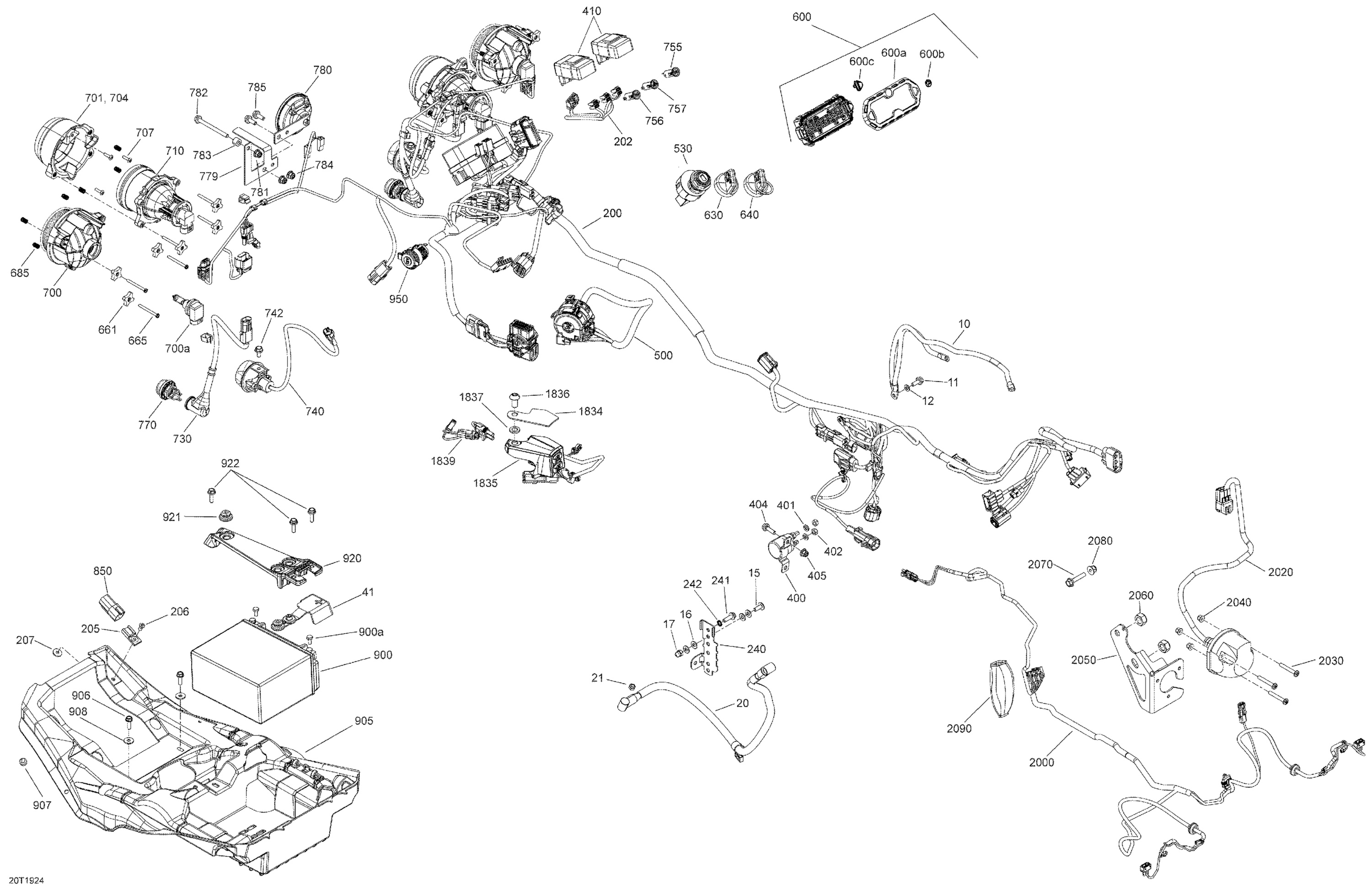 Electrical 6X6 - 650 EFI - 1000 EFI - EUROPE