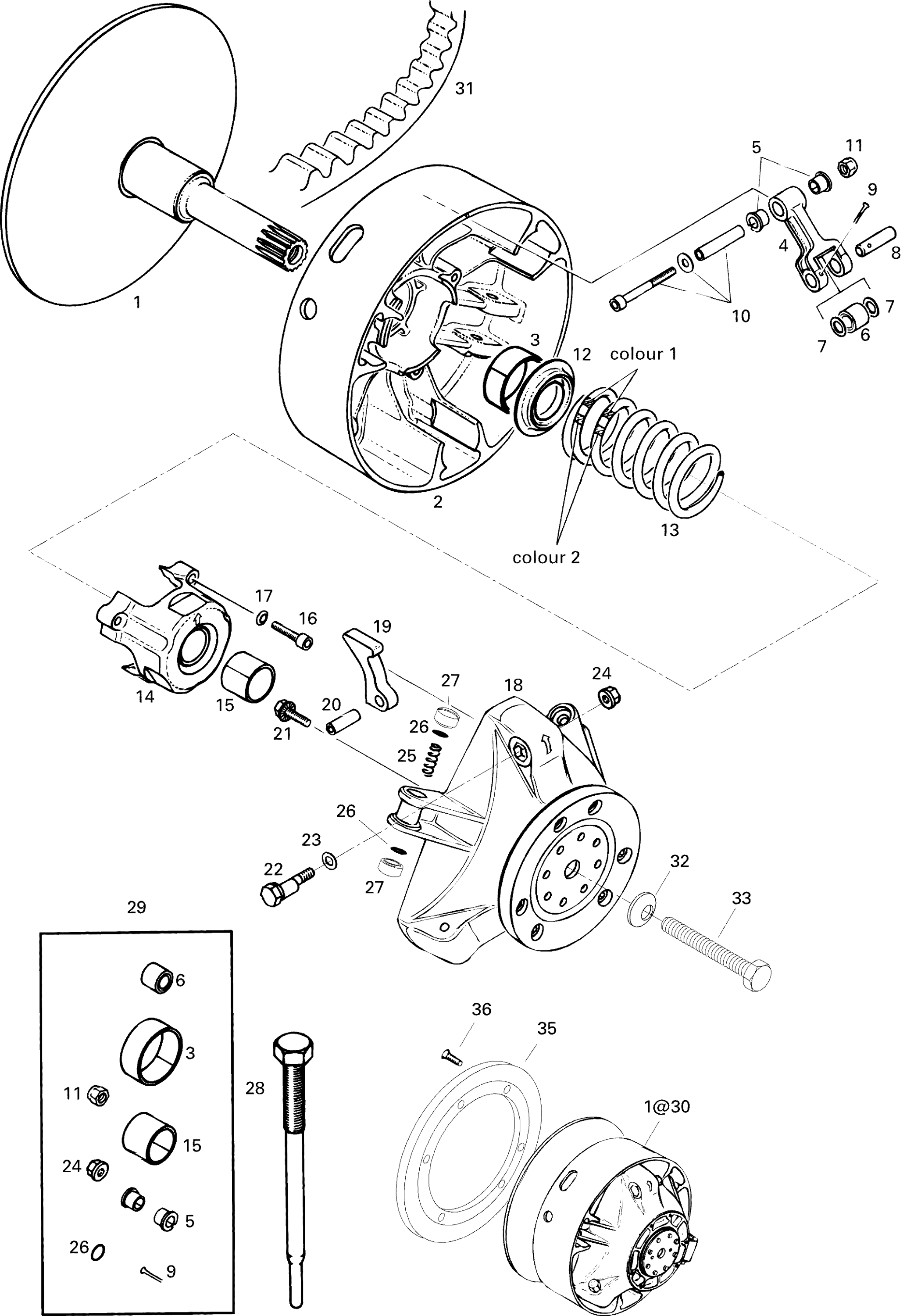 Drive Pulley LE
