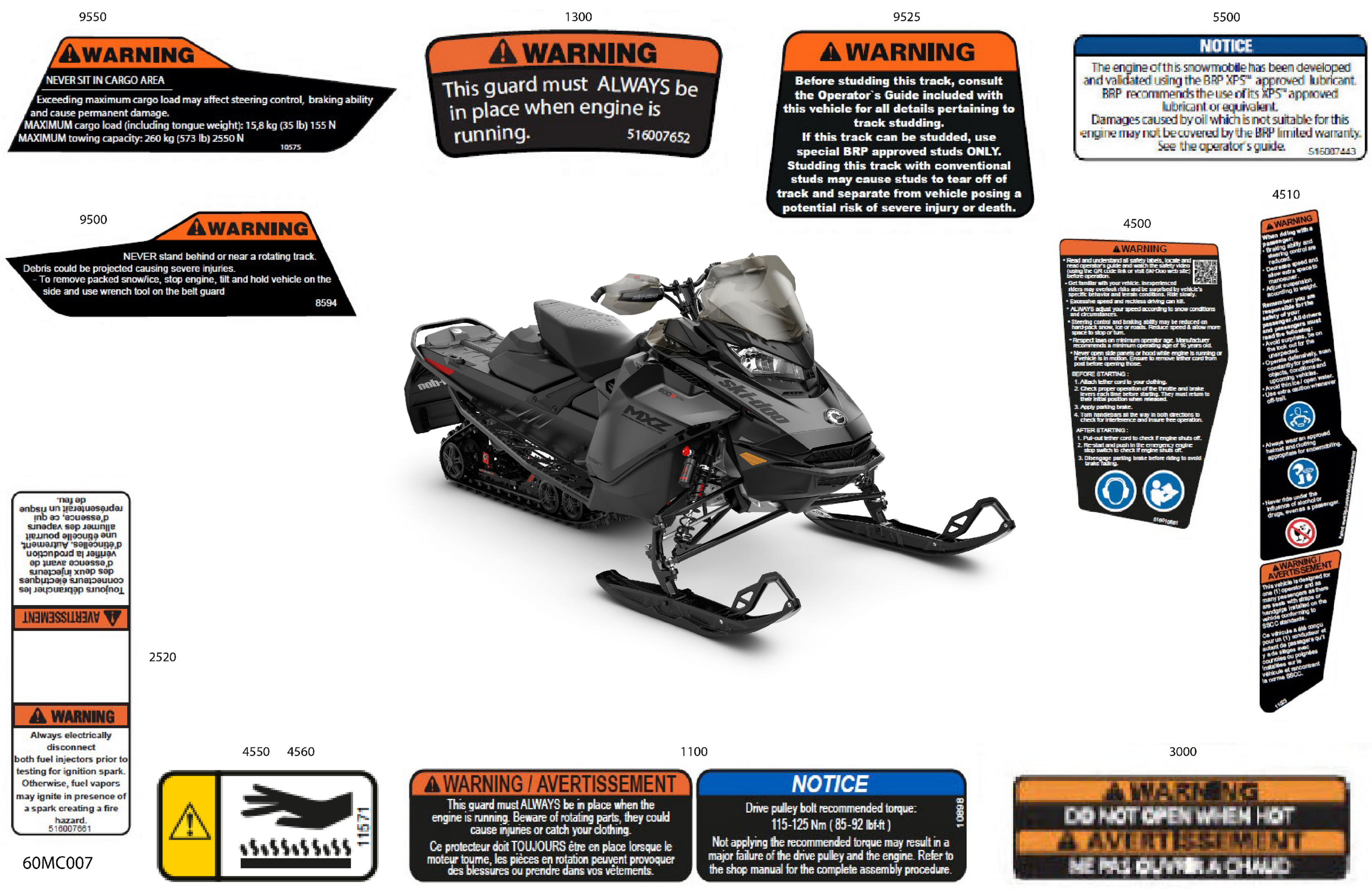 Body - Warning Decals
