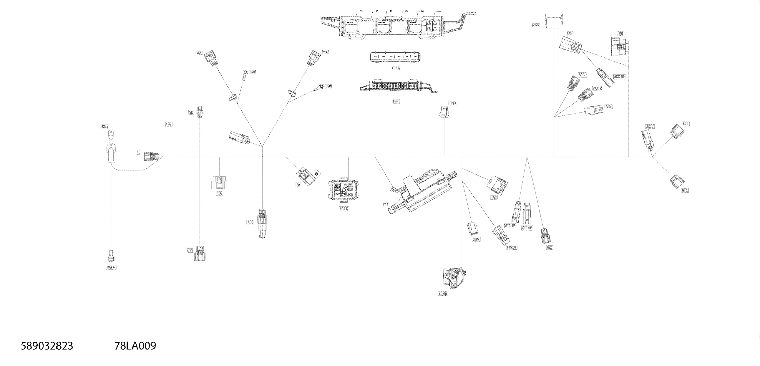 Electric - Main Harness - 515178936