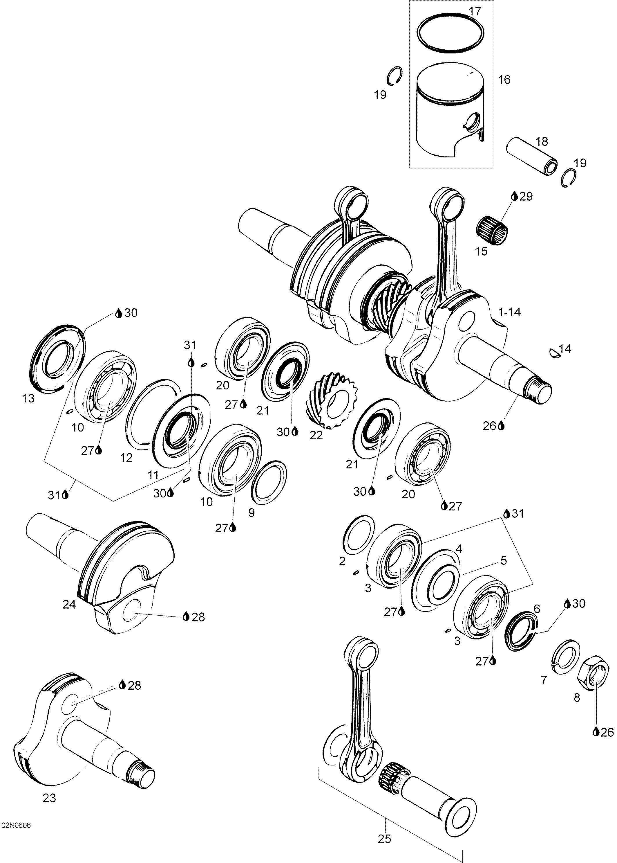 Crankshaft And Pistons