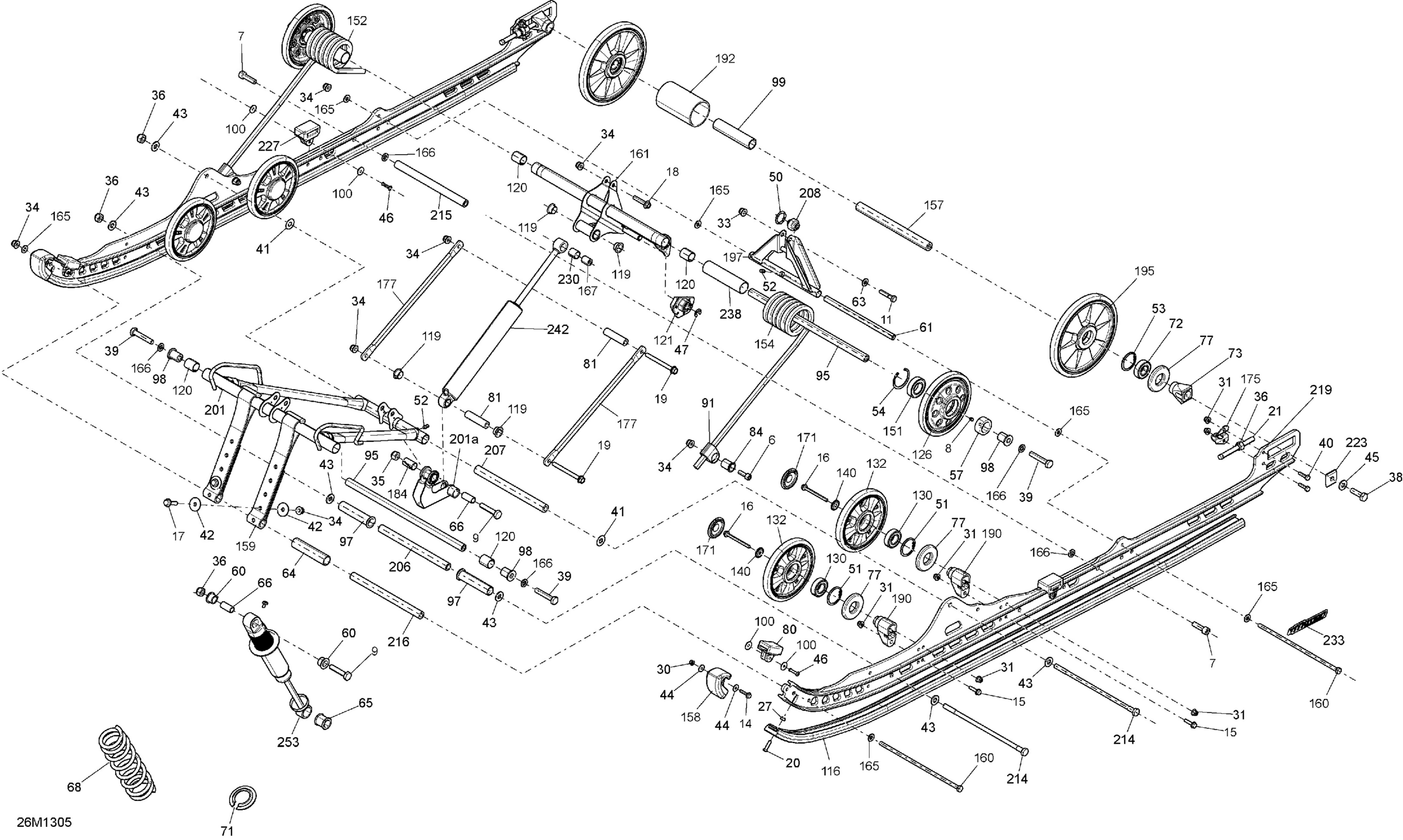 Схема узла: Rear Suspension