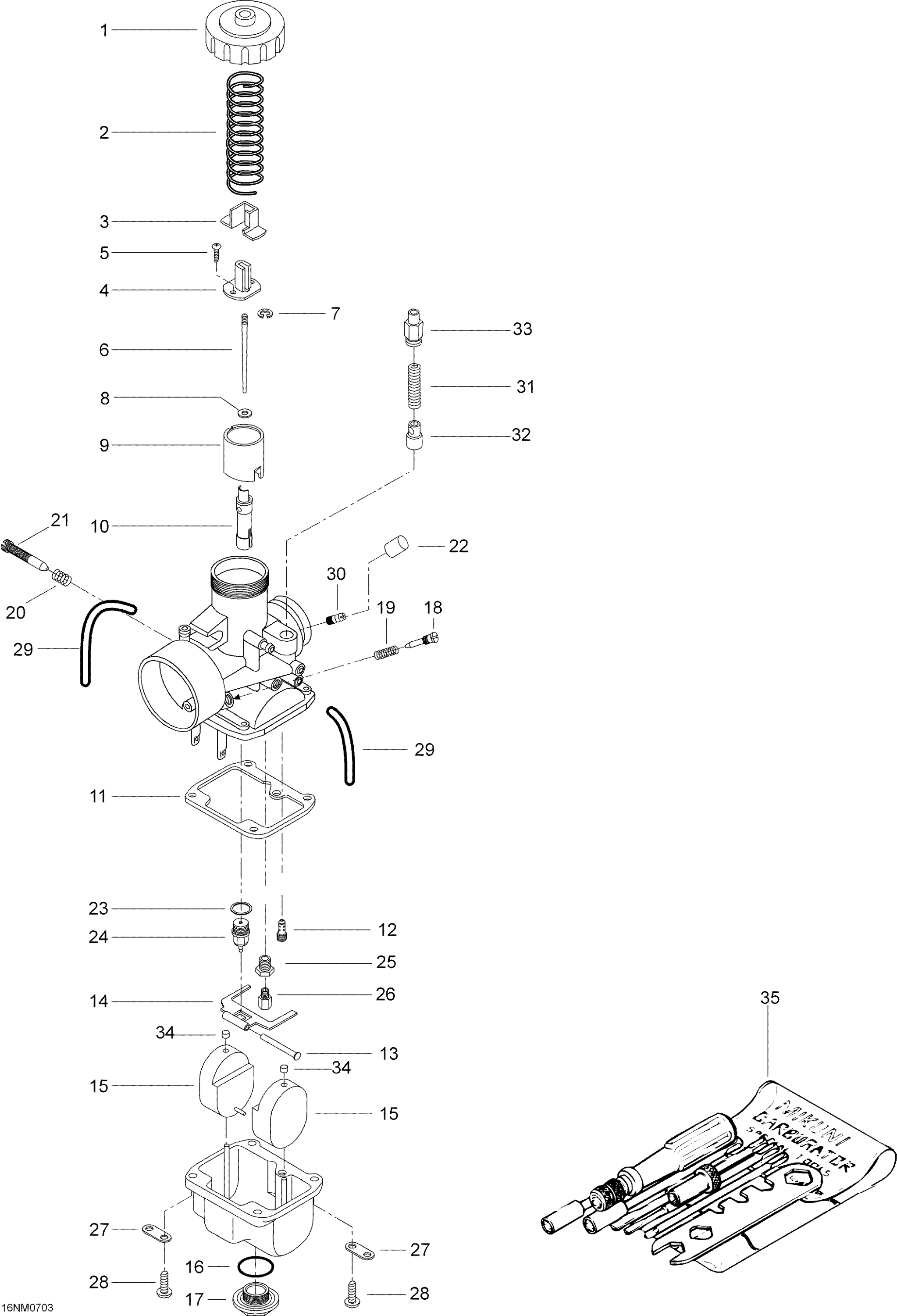 Схема узла: Carburetor