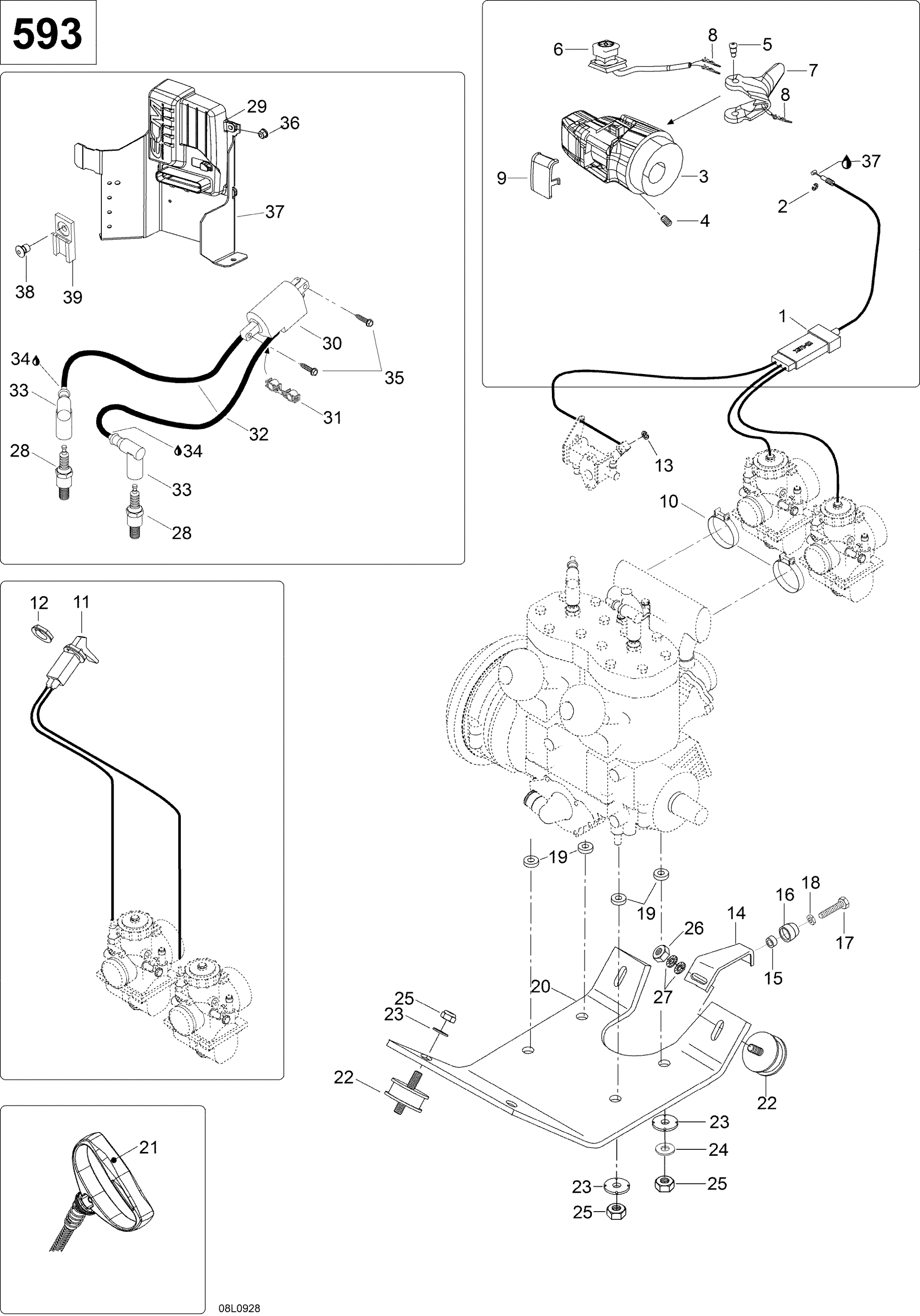 Схема узла: Engine And Engine Support