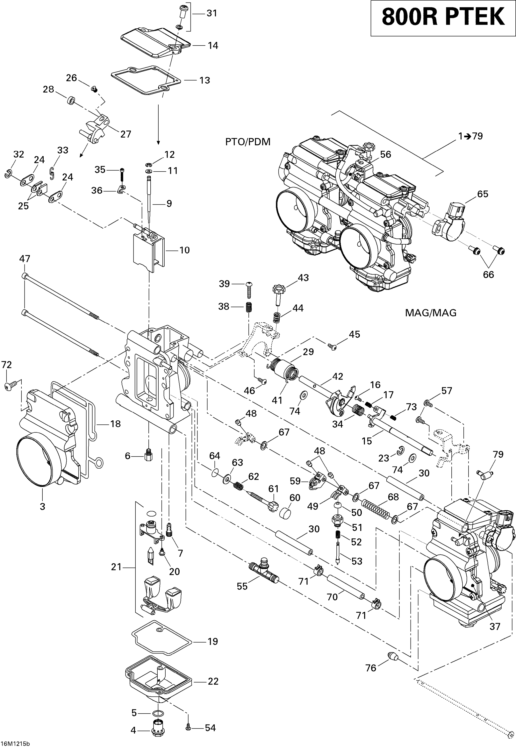 Carburetor 800RPTEK