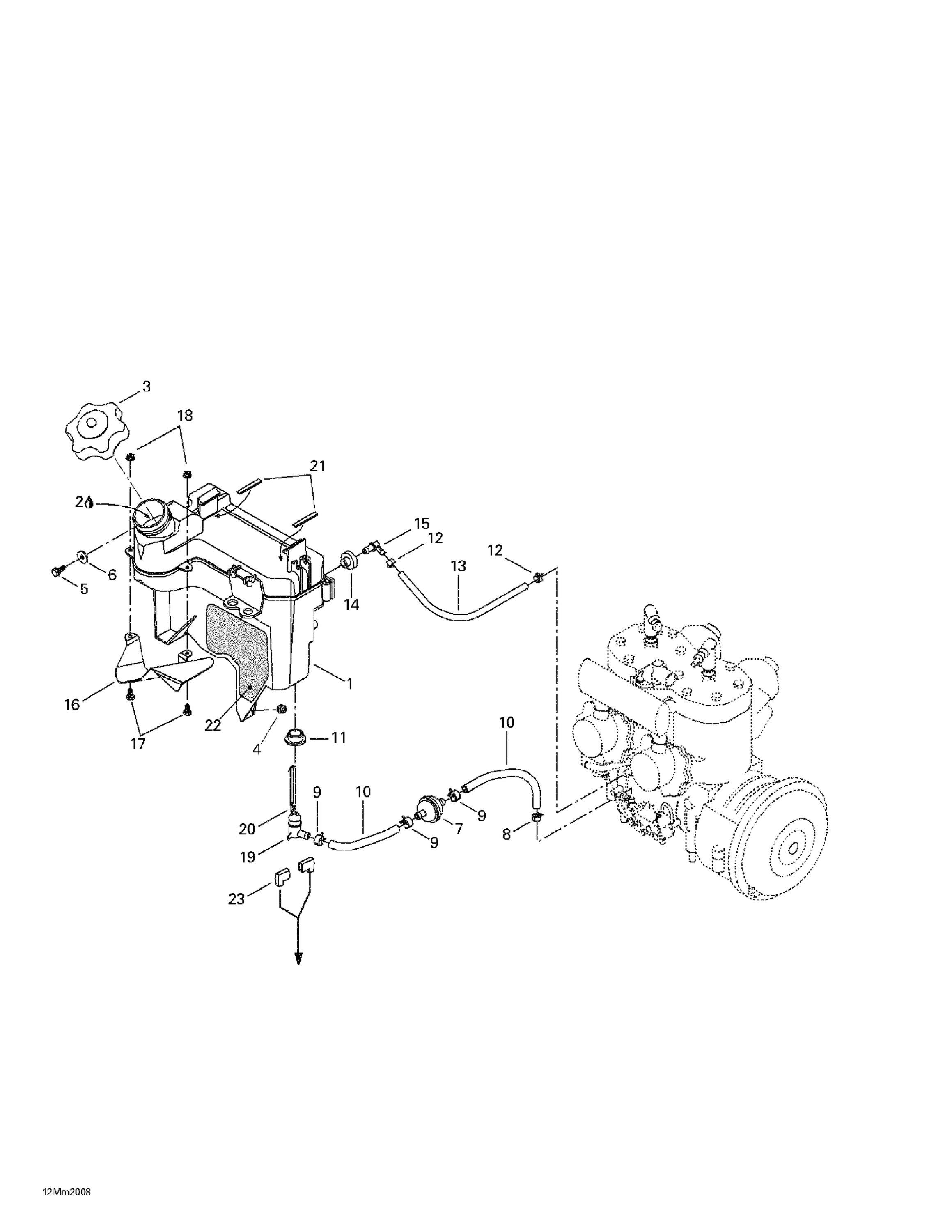 Схема узла: Oil Tank