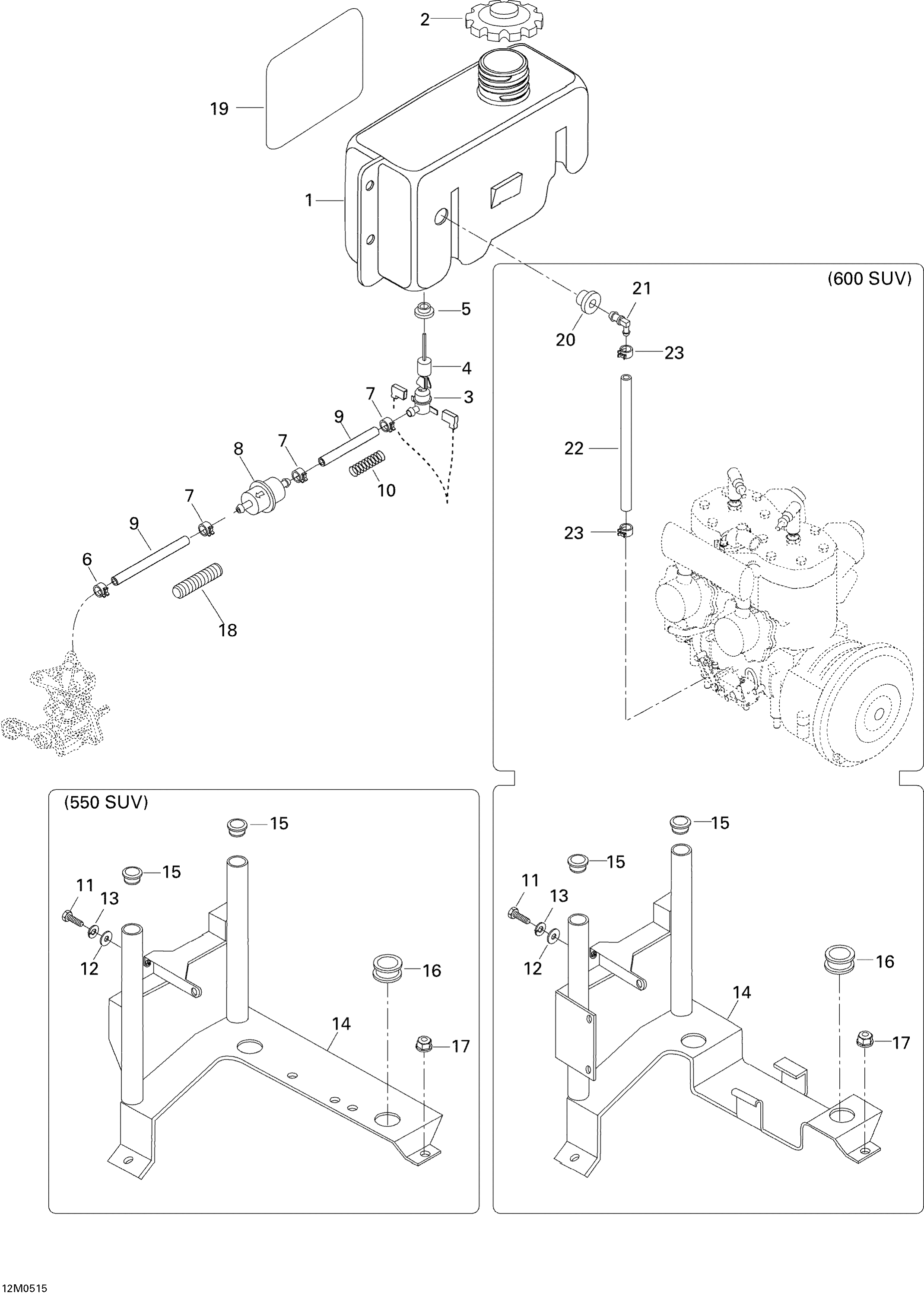 Oil System 550F SUV