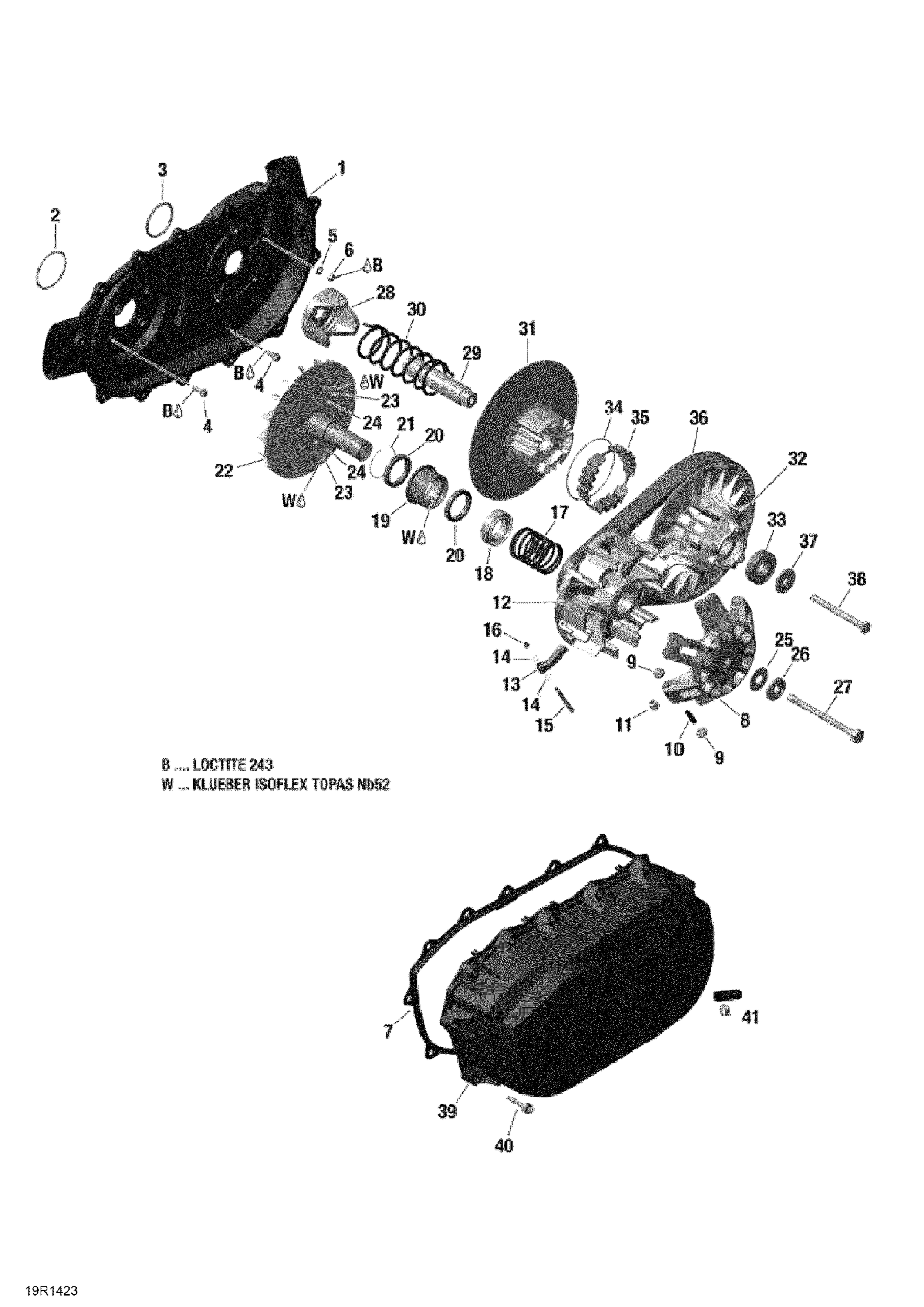 Схема узла: Transmission _19R1423
