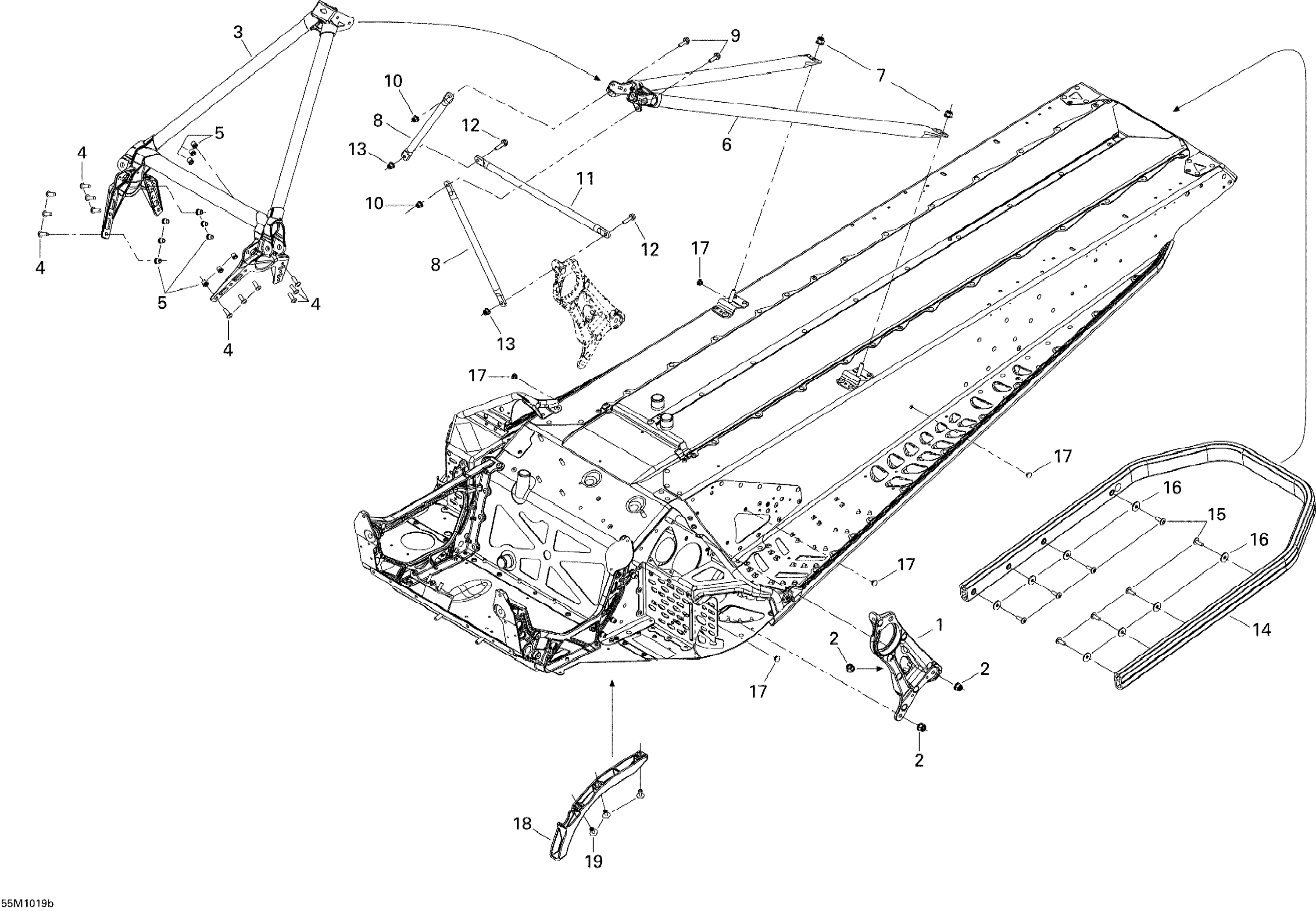 Схема узла: Frame and Components 2, LE 600HO ETEC